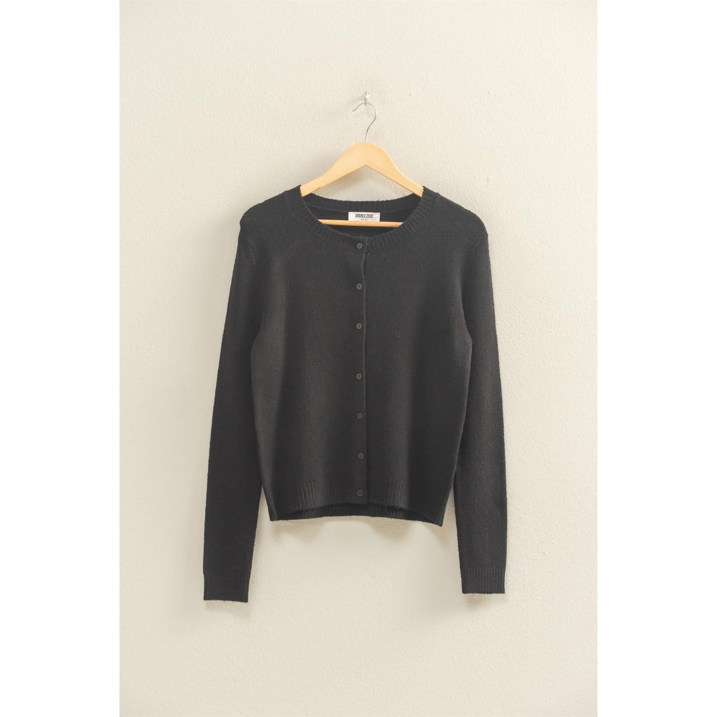 HYFVE - Crew Neck Long Sleeve Buttoned Cardigan