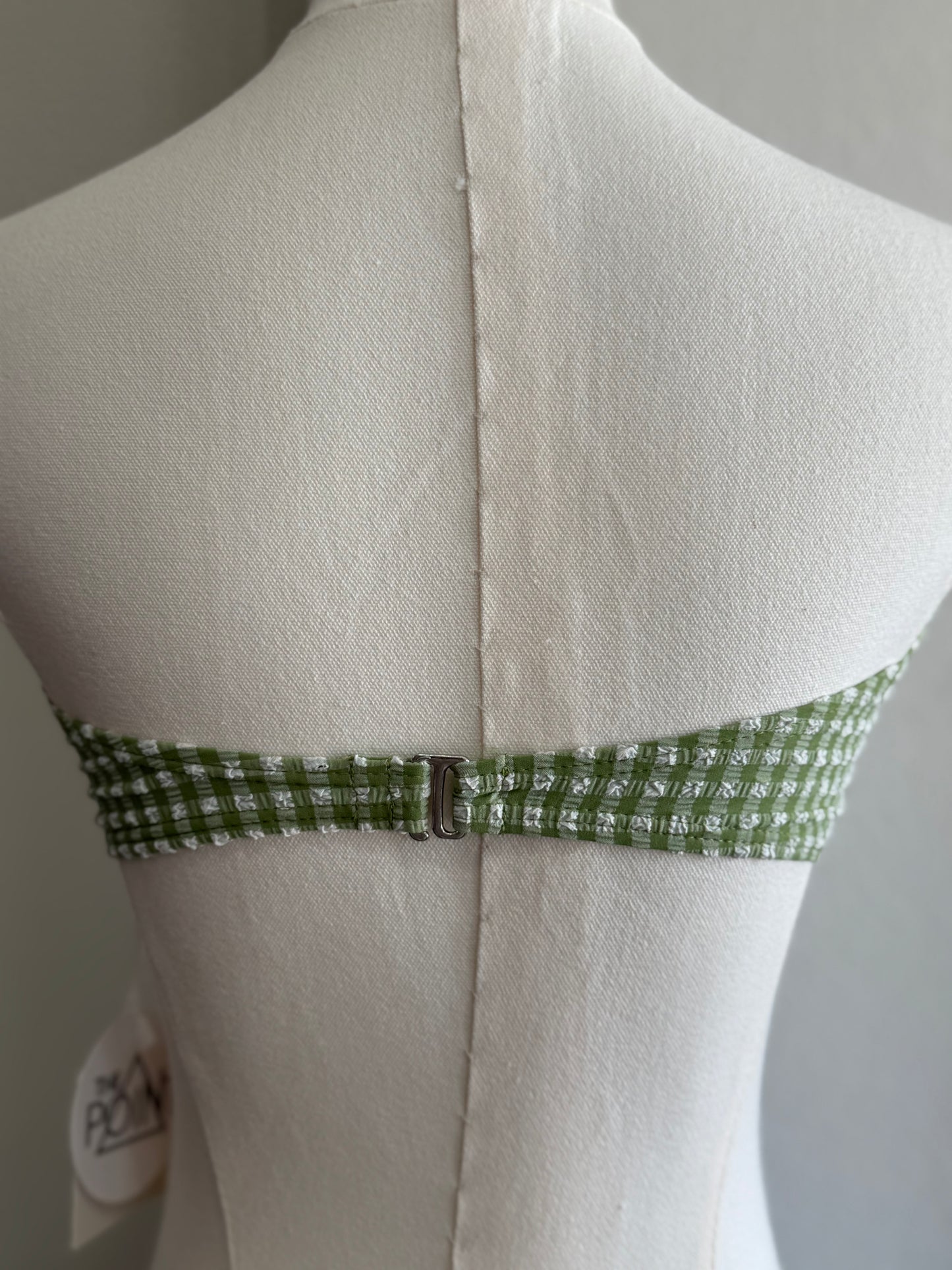 Envya - Emily Gingham swim Bikini Top