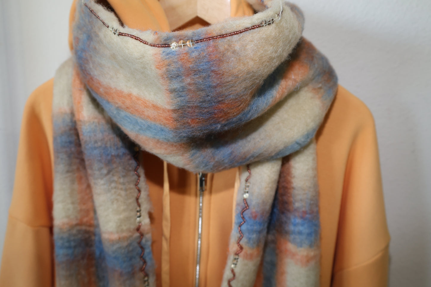 Free People Highland Plaid scarf