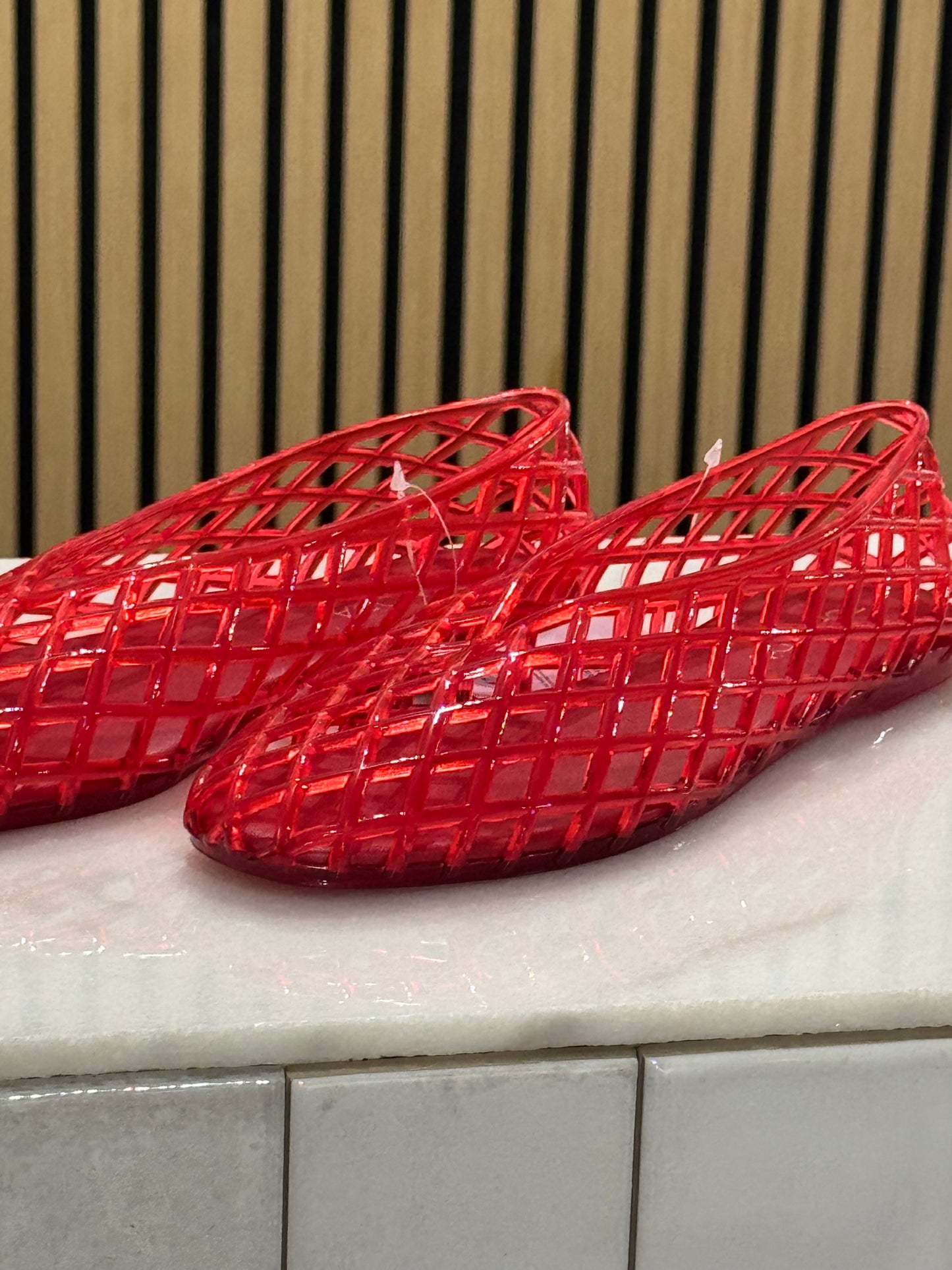 CCOCCI - Ashley Jelly Flats / Red