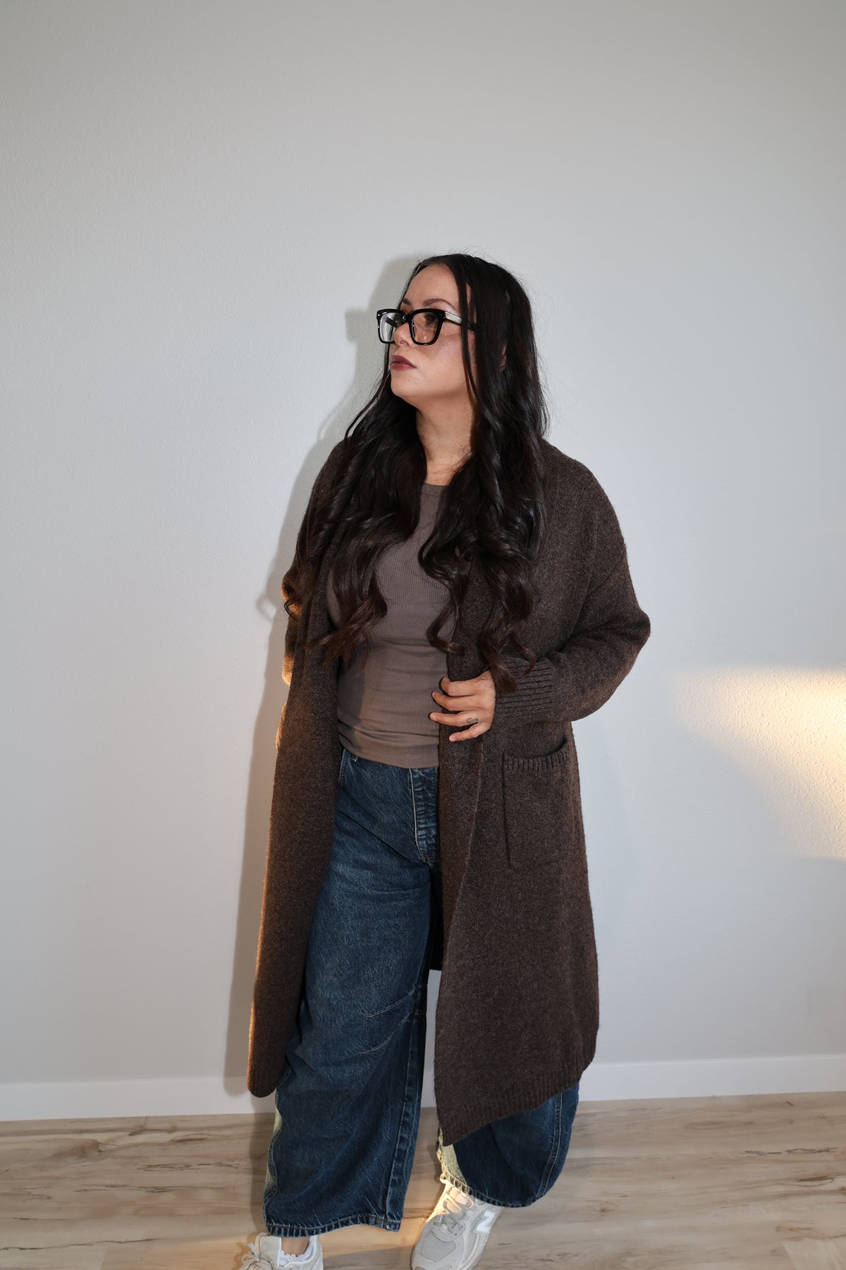 You're A Good Friend full length open cardigan