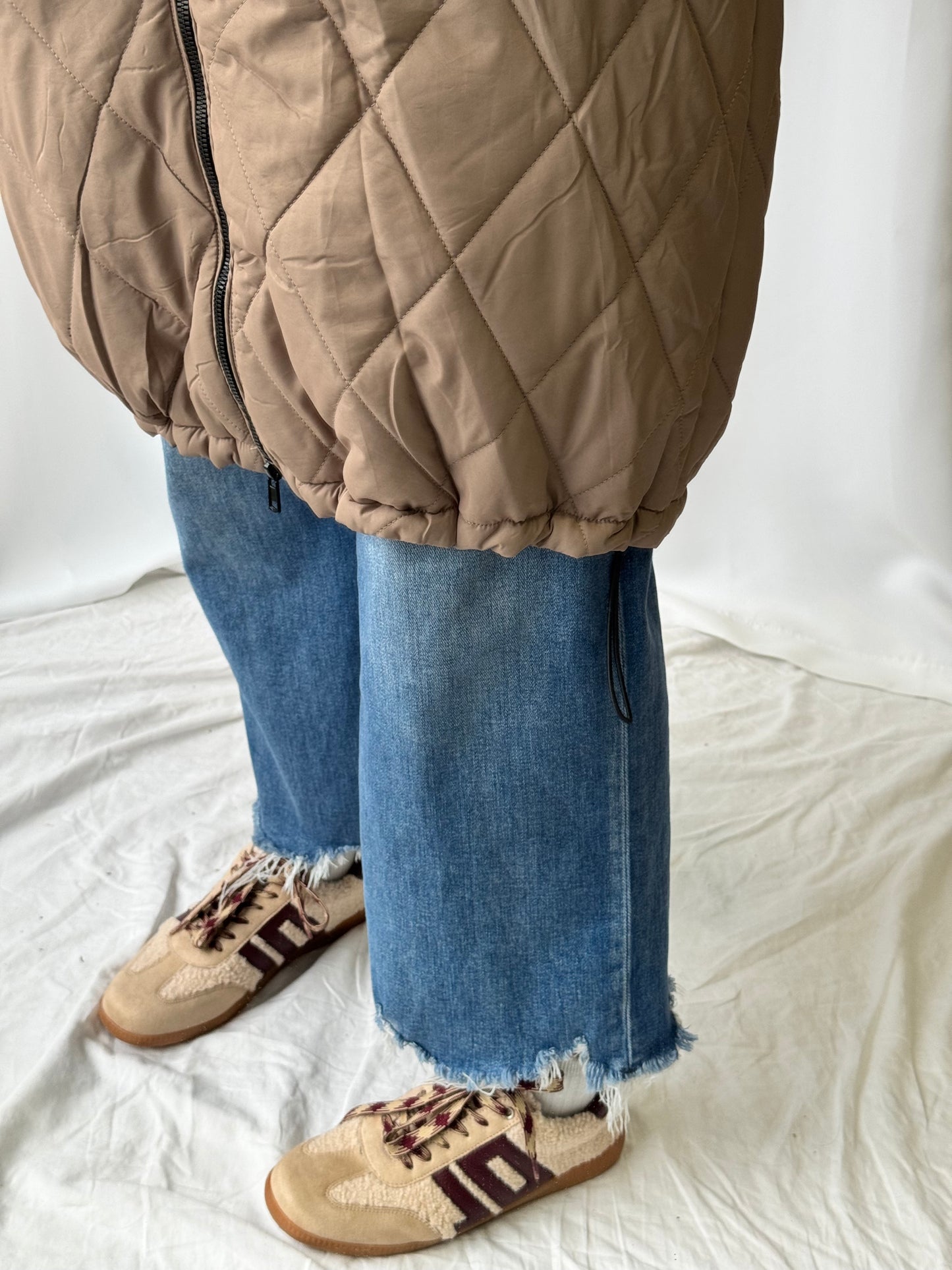 Bluivy - LONGLINE QUILTED PUFFER JACKET