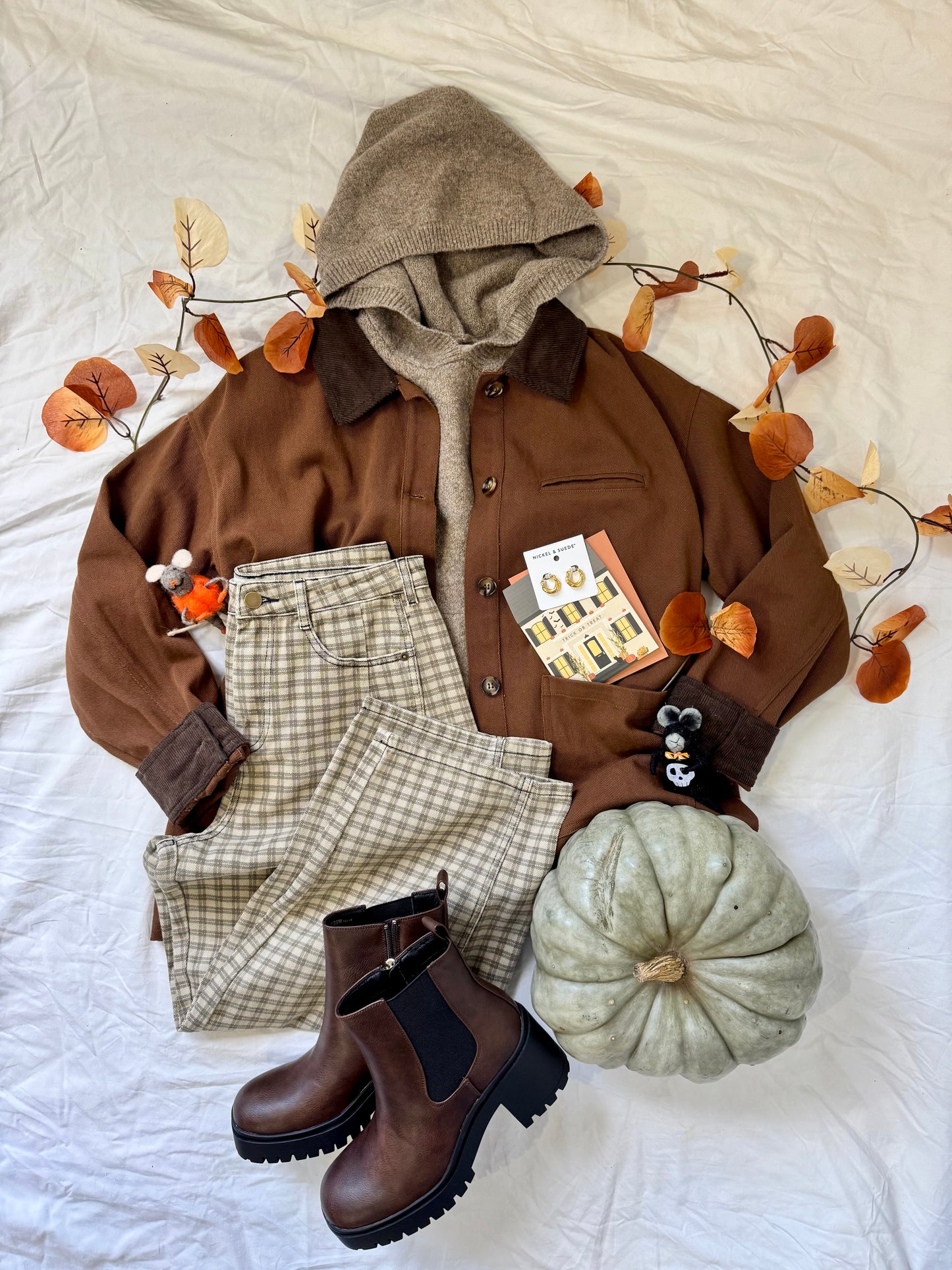 Dreamers by Debut Hazelnut Sweater Hoodie