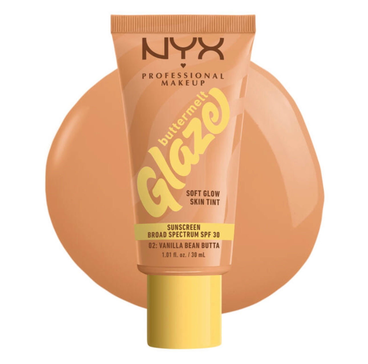 NYX Buttermelt Glaze soft glow skin tint SPF 30