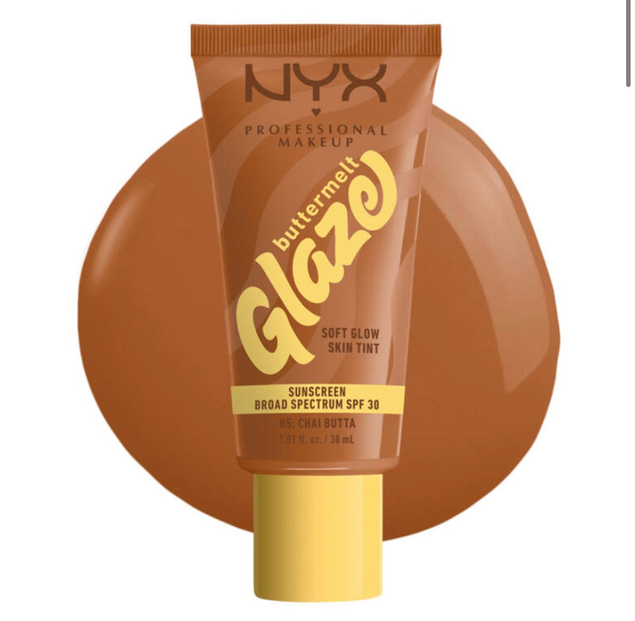 NYX Buttermelt Glaze soft glow skin tint SPF 30