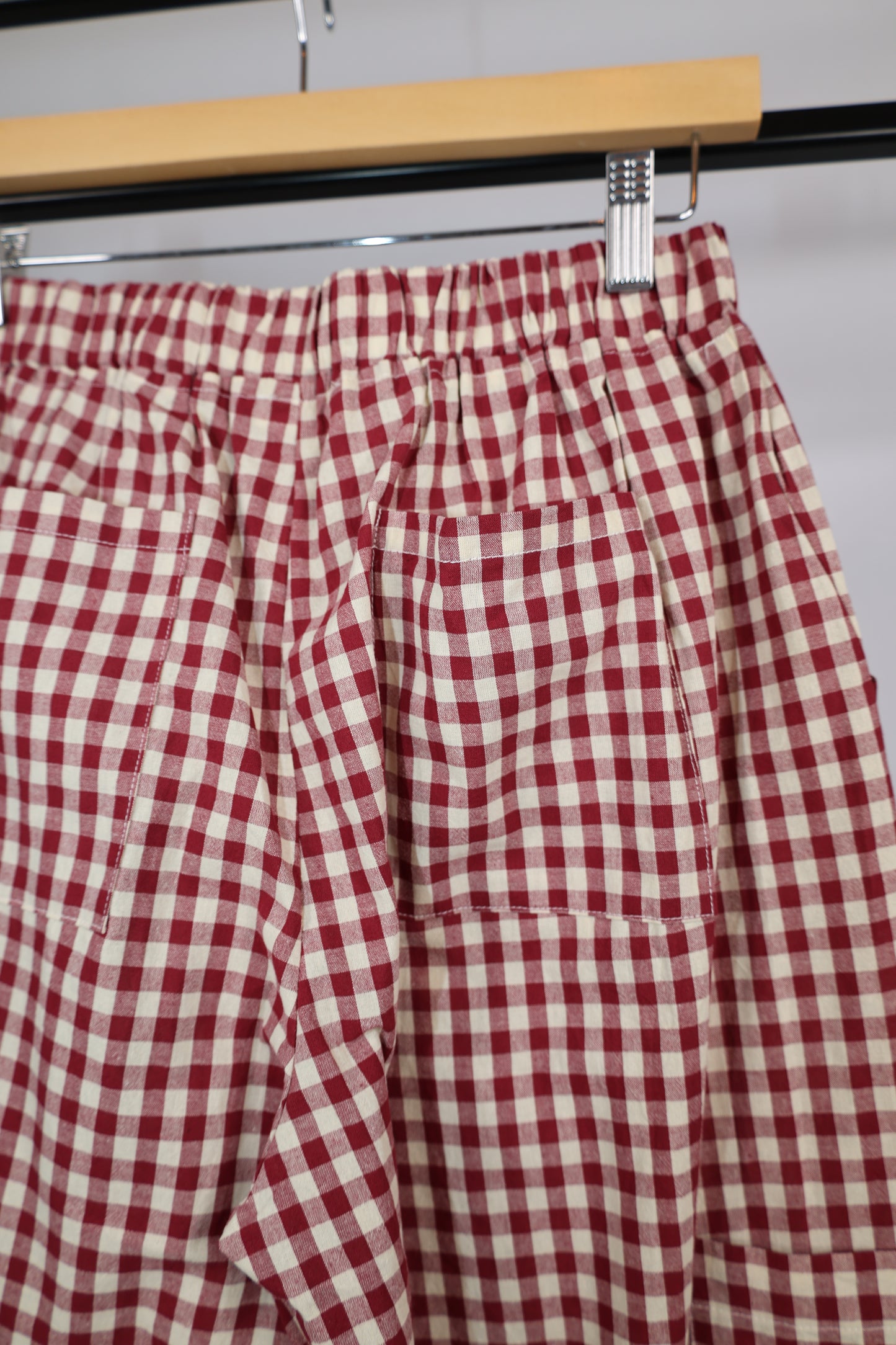 Wishlist - Cherry/Cream Checker Pants