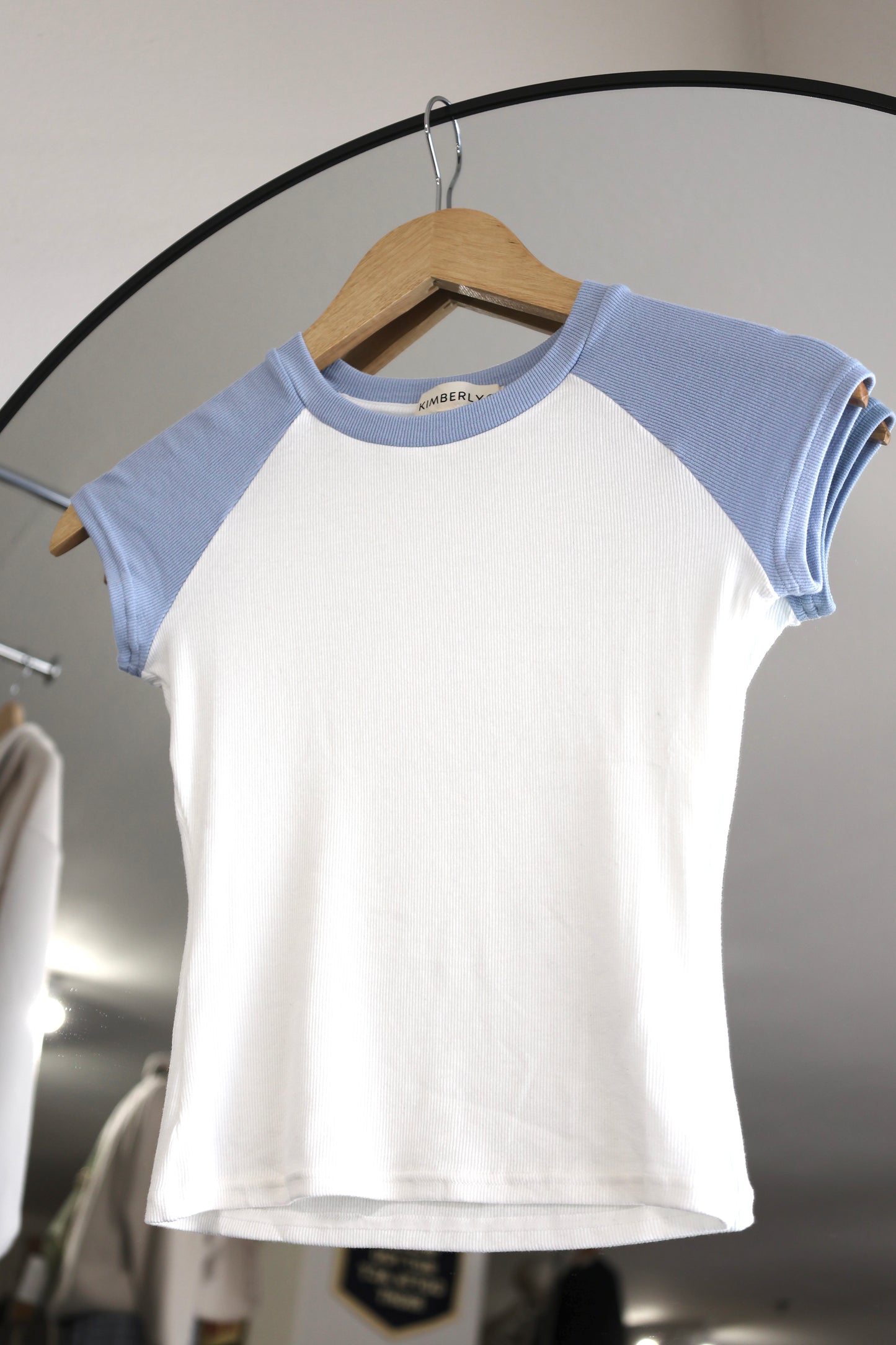 Kimberly C Blue Baby Tee