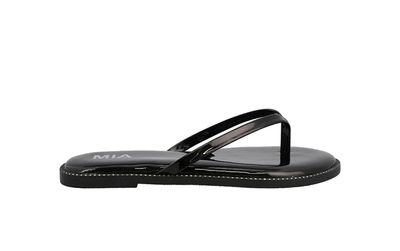 MIA Aster black thong sandal