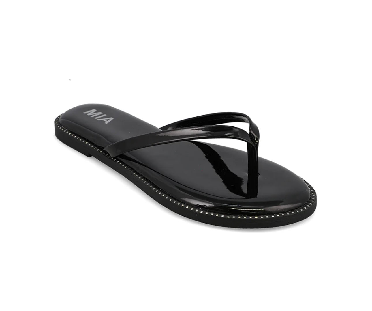MIA Aster black thong sandal