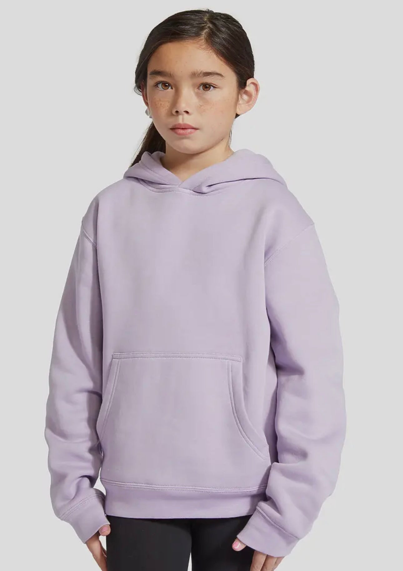 Youth lavender pullover hoodie