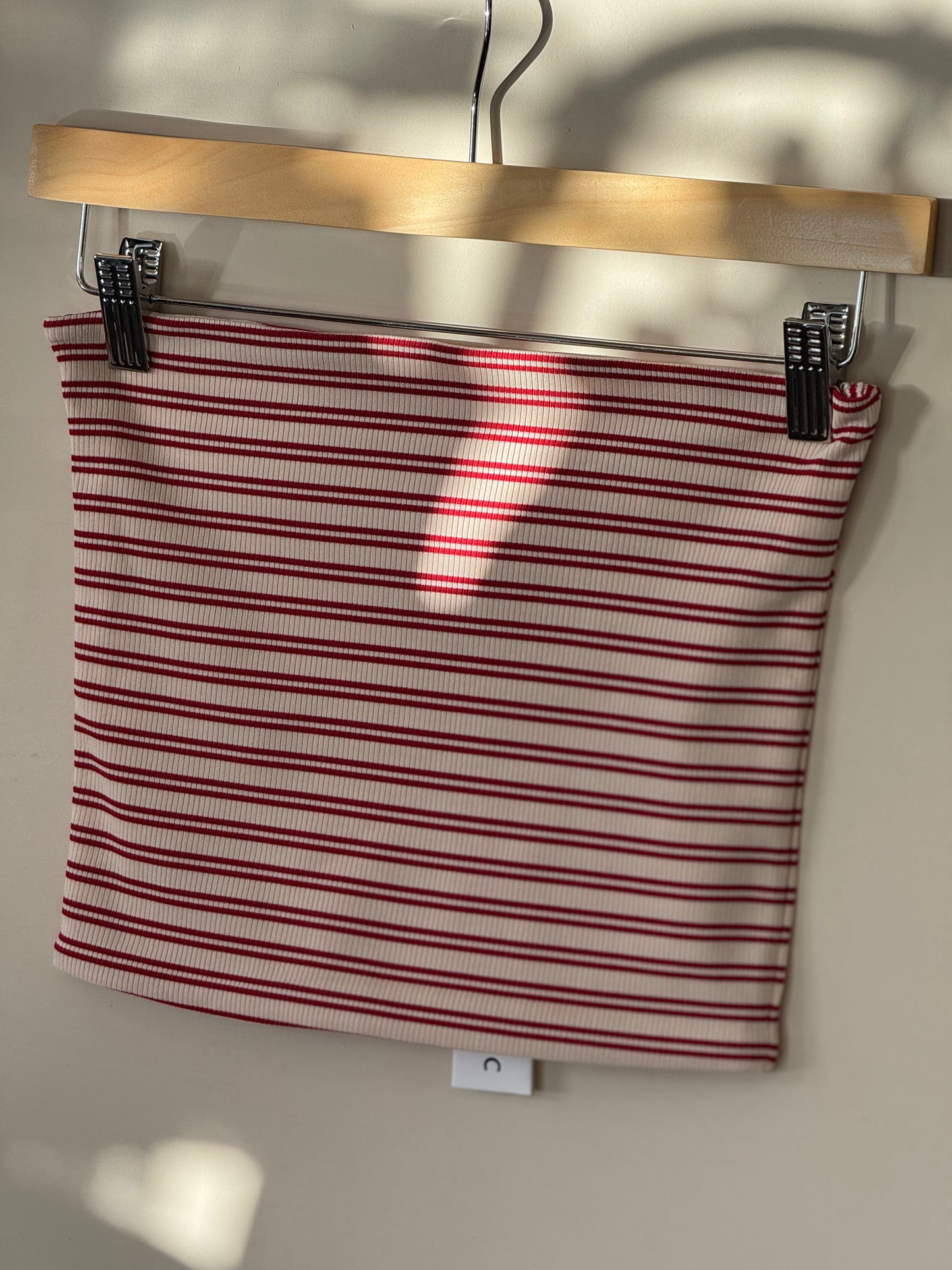 TICTOC - Olivya Striped Strapless Classic Tube Top