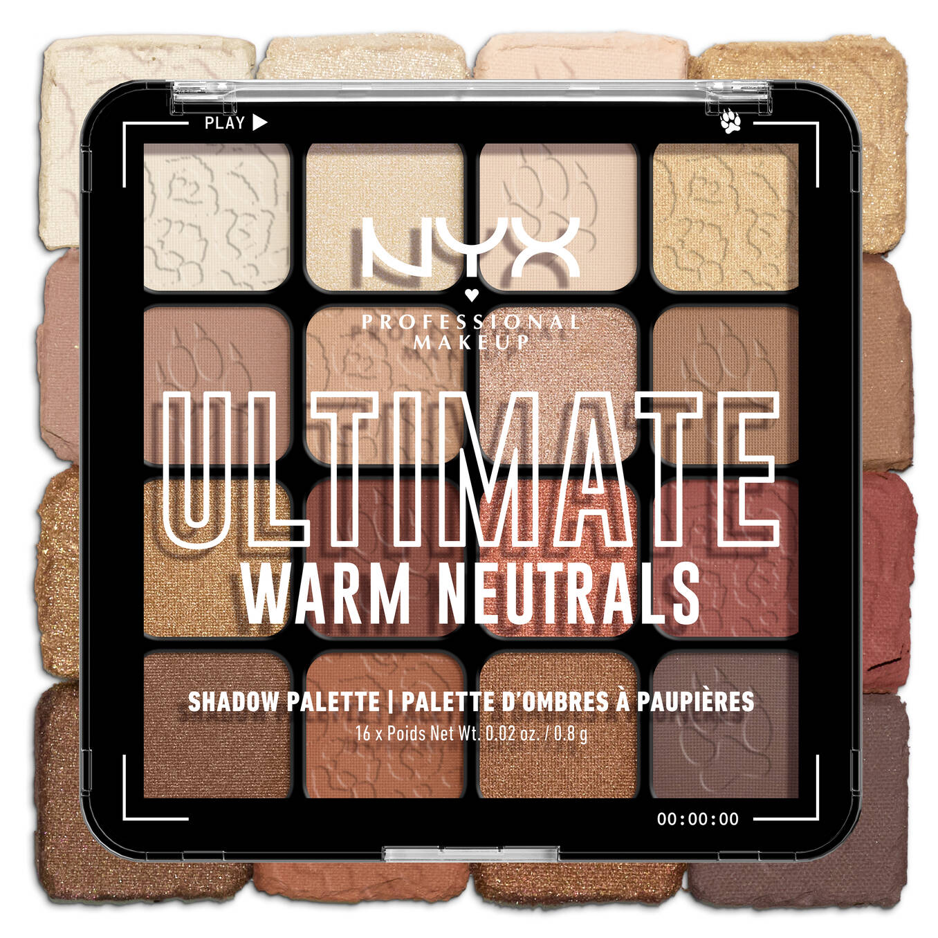 NYX warm neutrals palette