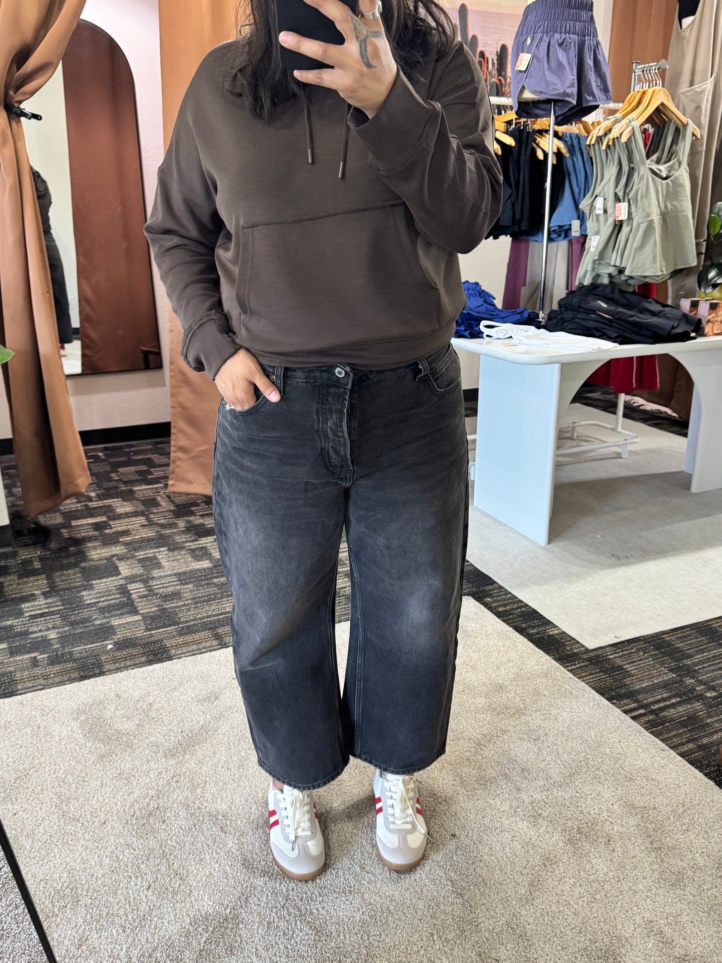 Free People Deep Trance Dropped Boyfriend Jean