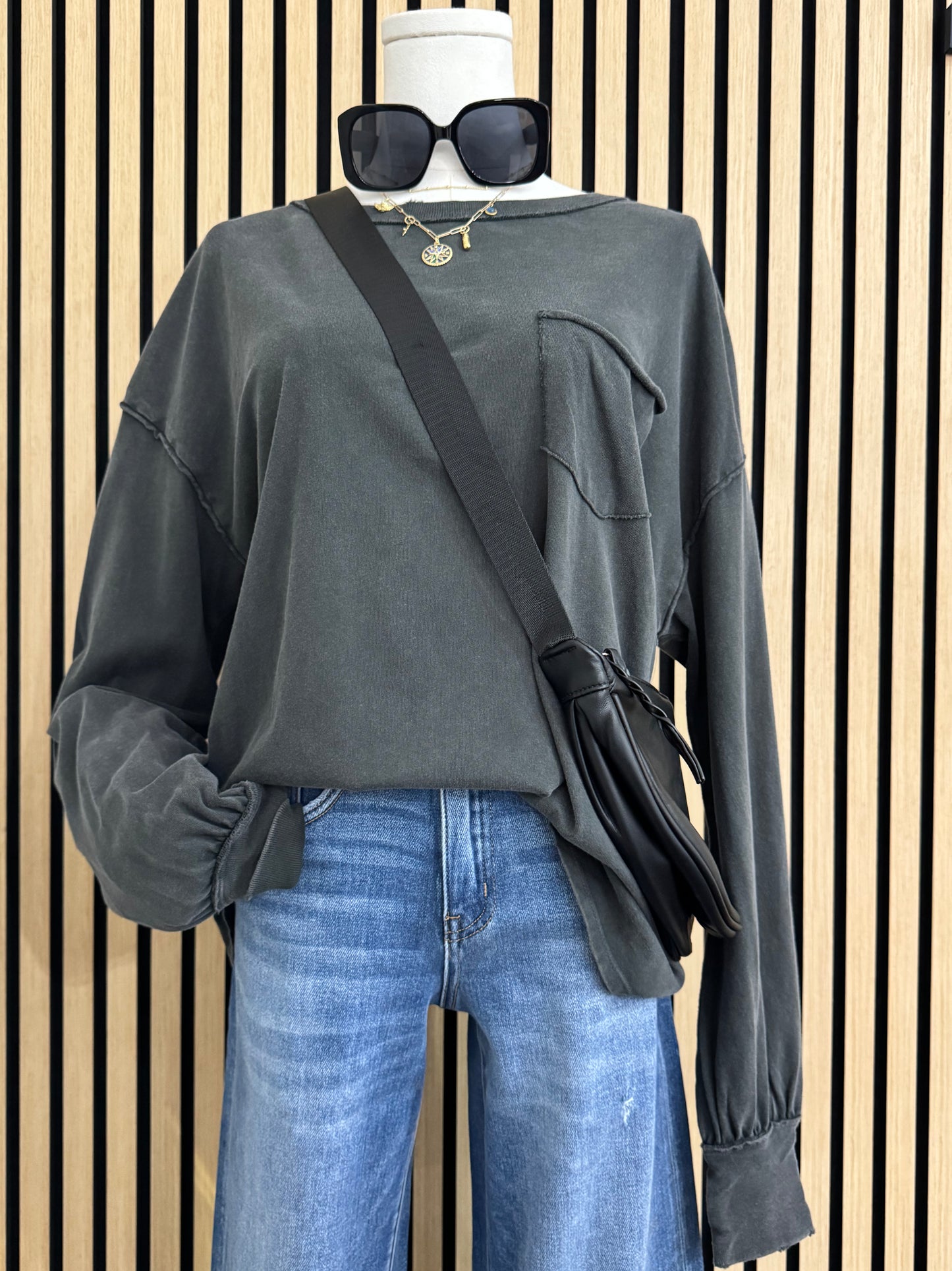 Free People Fade Into You Longsleeve Tee