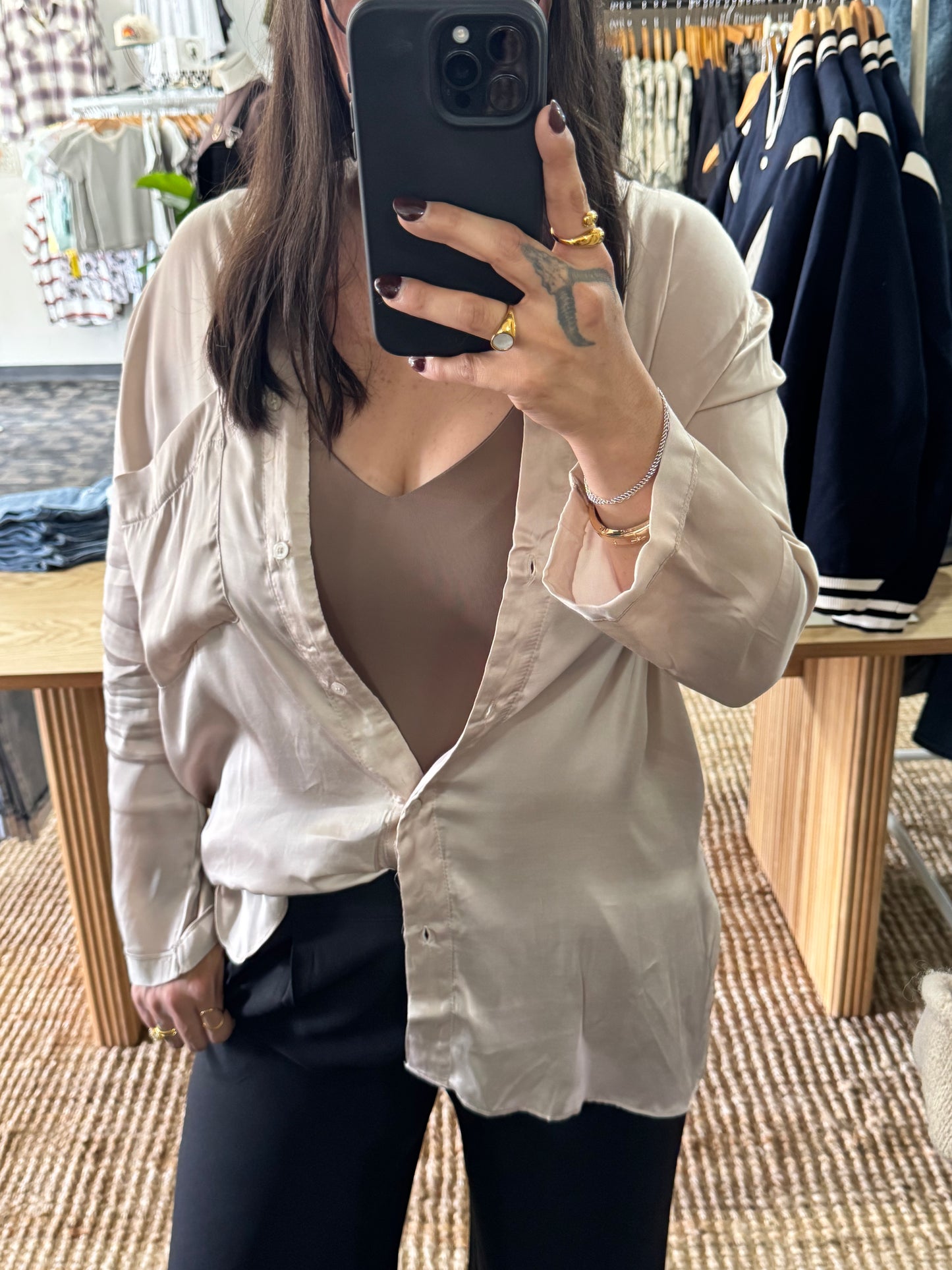 dress forum long sleeve button down top