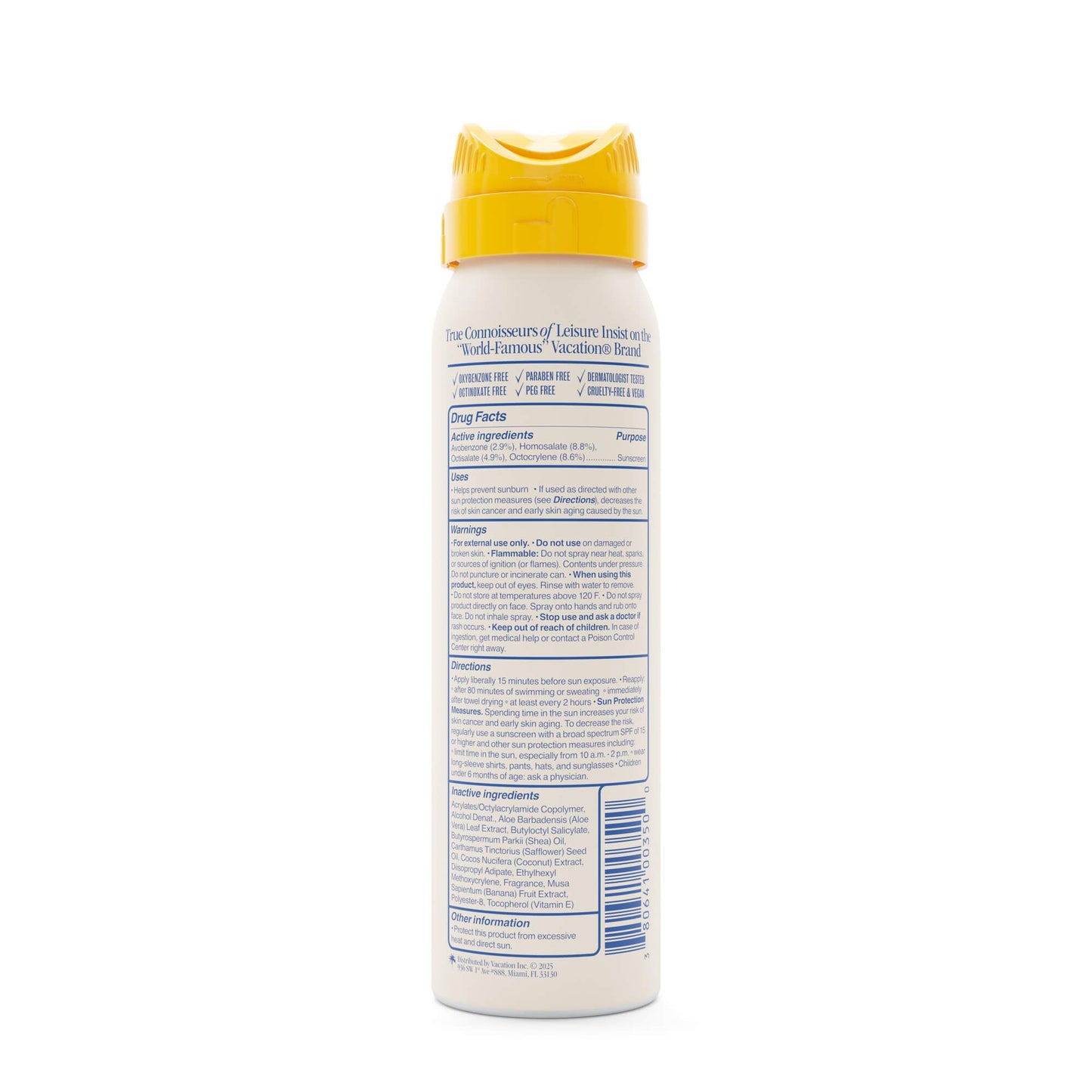 Vacation - Mini Classic Spray Sunscreen SPF 50