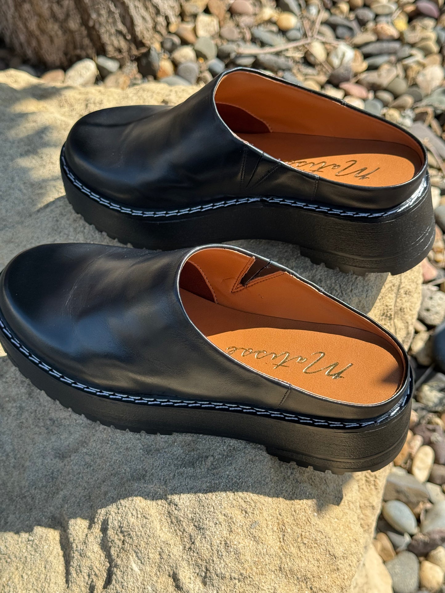Lena chunky mule