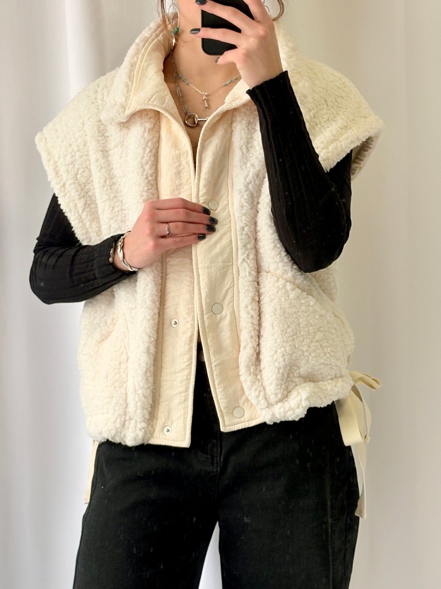 Miou Muse Cream Utility Vest