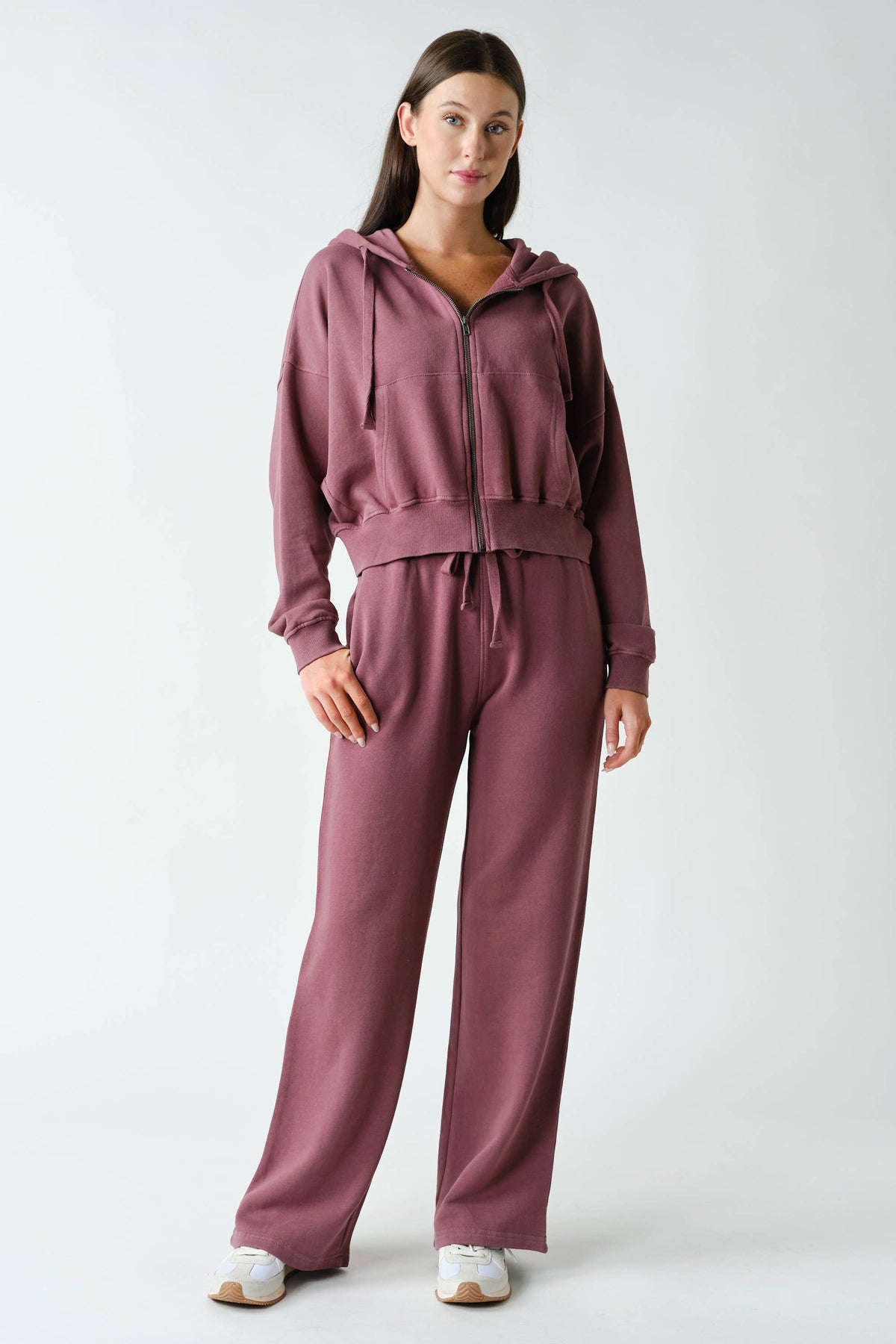 Mono B - Urban Ease Mineral Wash Hoodie Jacket