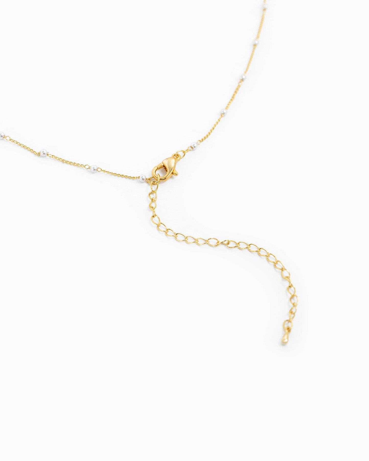 Sessori - Delicate Pearl Chain Freshwater Pearl Pendant Necklace