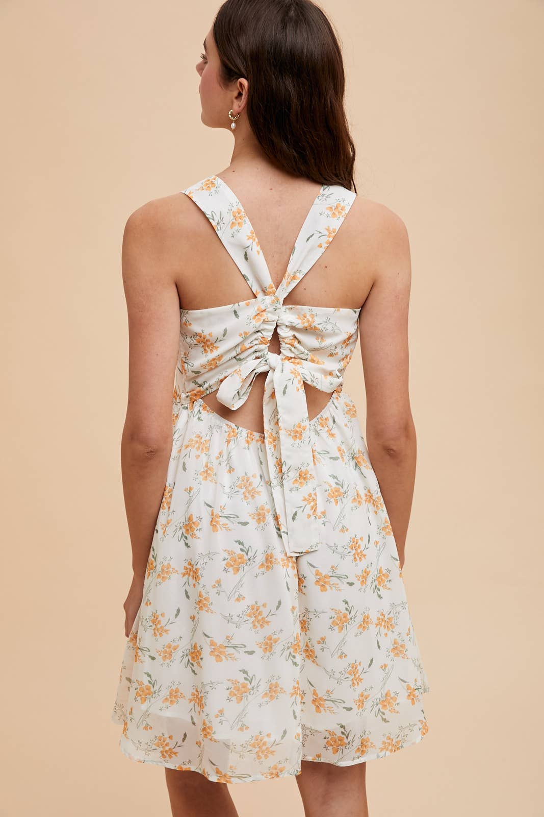 In Loom - FLORAL V NECK SLEEVELESS MINI