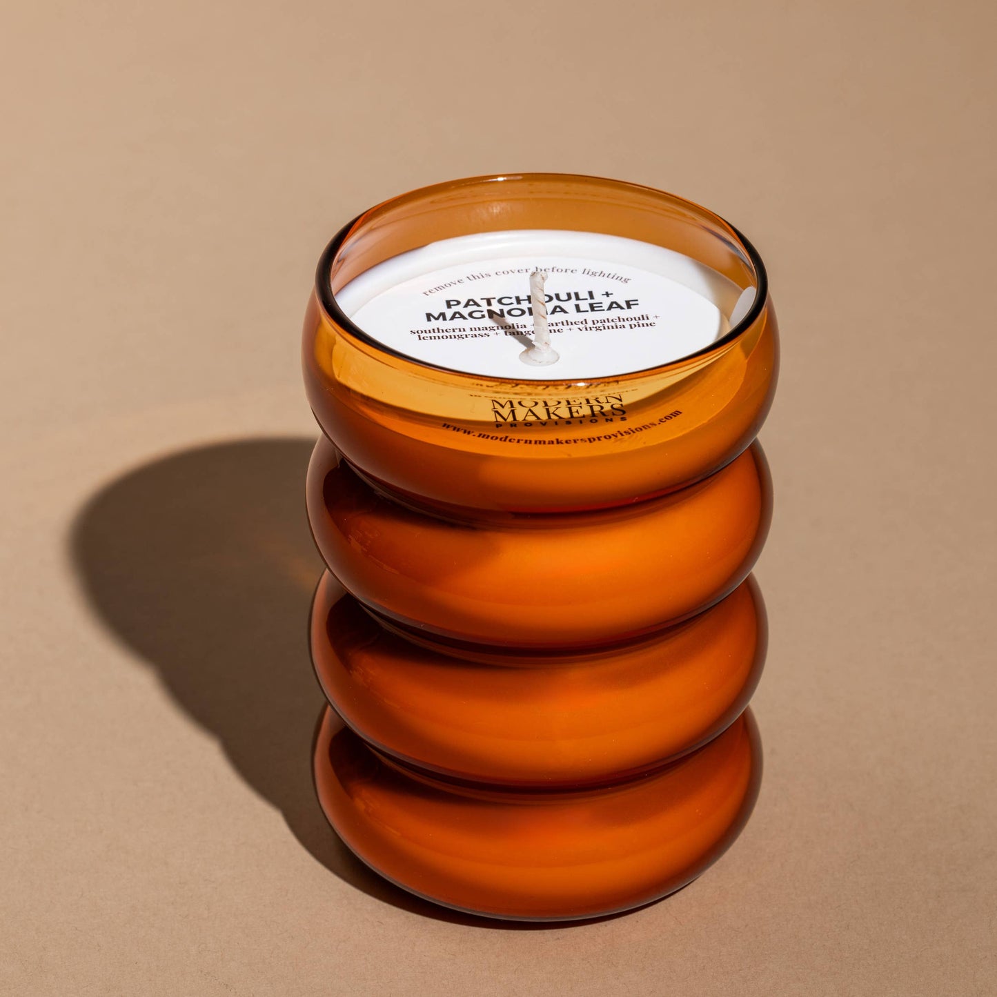 Modern Makers Provisions - Patchouli + Magnolia Leaf candle