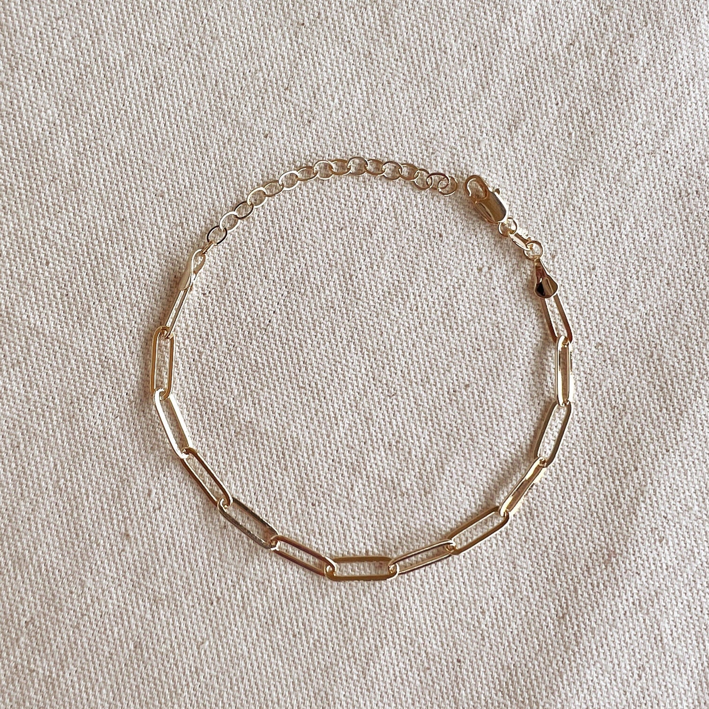 GoldFi - 18k Gold Filled Classic Paperclip Bracelet