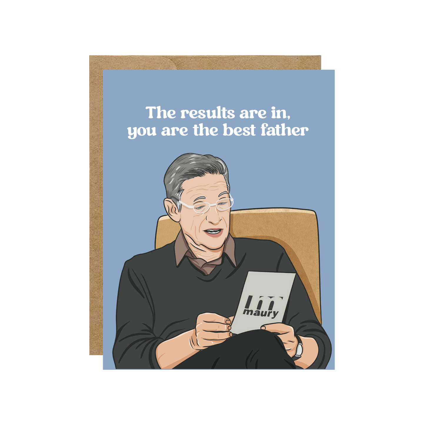 Simple Whimsy - Maury You Are The Best Father - Pop Culture Birthday Card