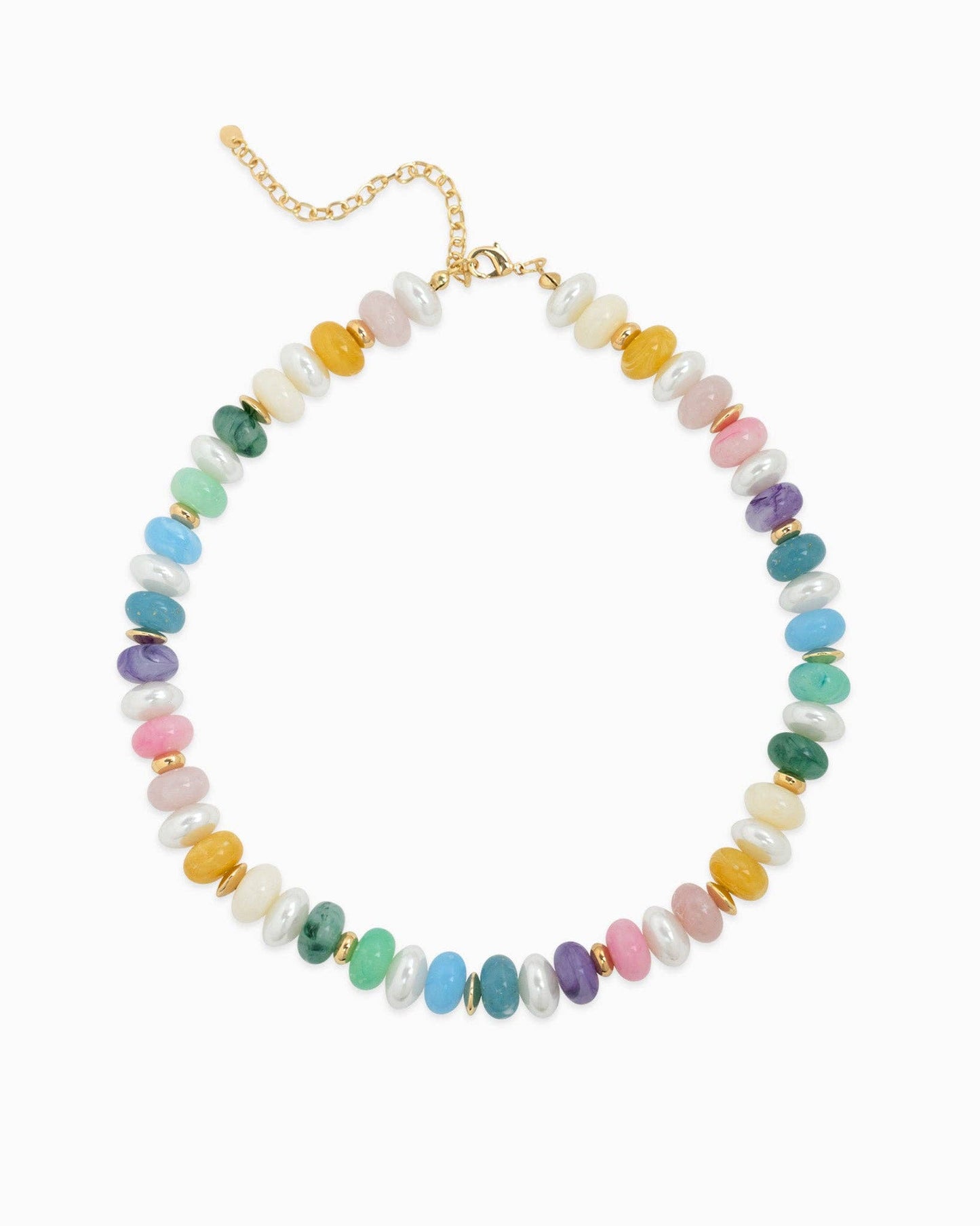 Sessori - Marble Color Pearl Beaded Necklace