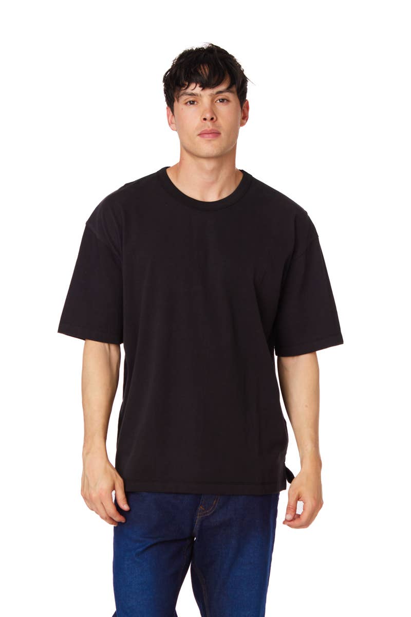 Hawk's Bay - Men's Oversized Cotton Short Sleeve T-Shirt