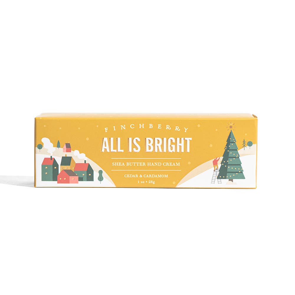 FinchBerry - All is Bright Hydrating Nourishing Holiday Travel Hand Cream