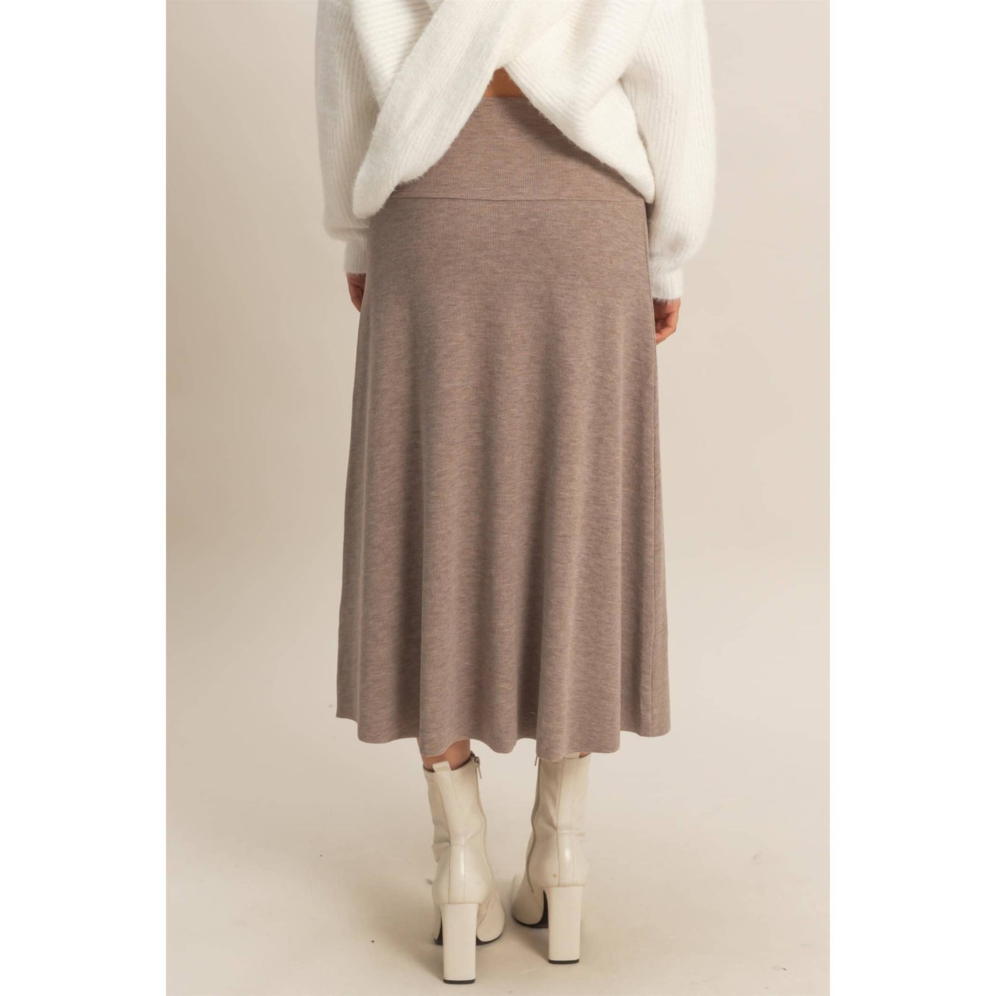 HYFVE - Contemporary Ribbed Knit Skirt