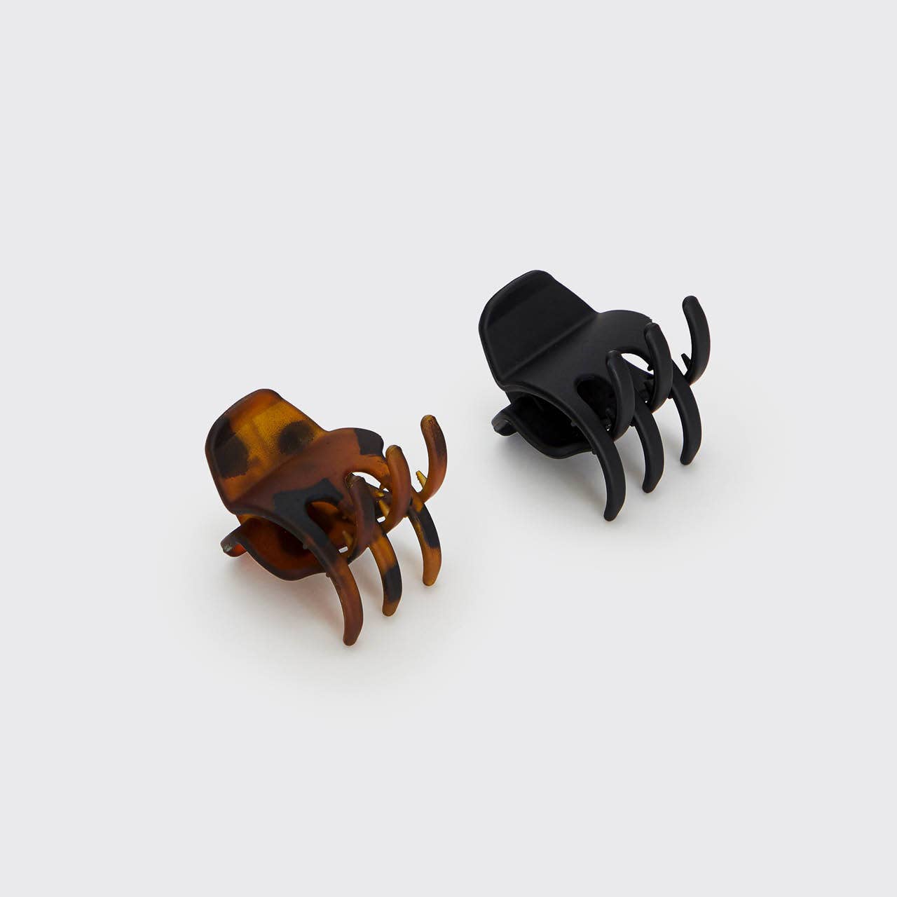 KITSCH - Eco-Friendly Medium Claw Clips 2pc set - Black & Tort