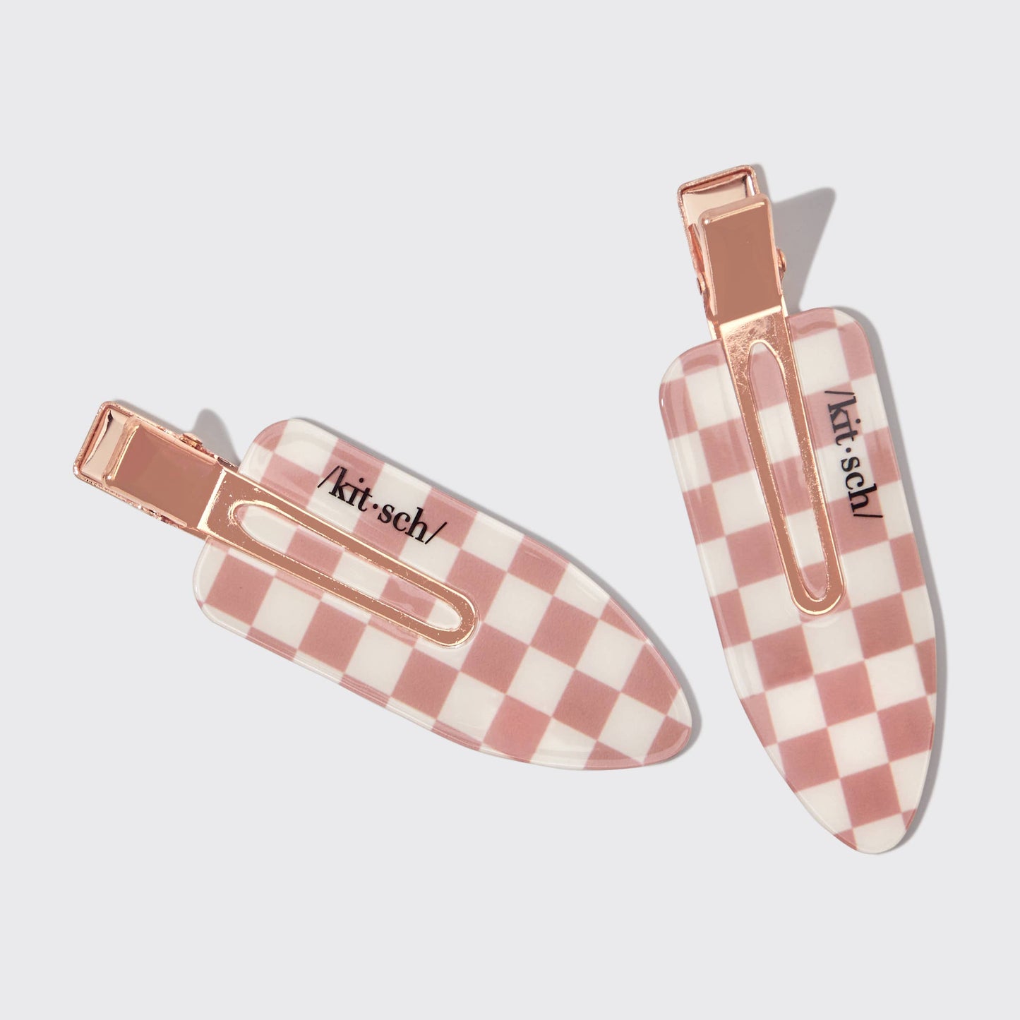 KITSCH - Recycled Plastic XL Creaseless Clips 2pc Set -Terracotta