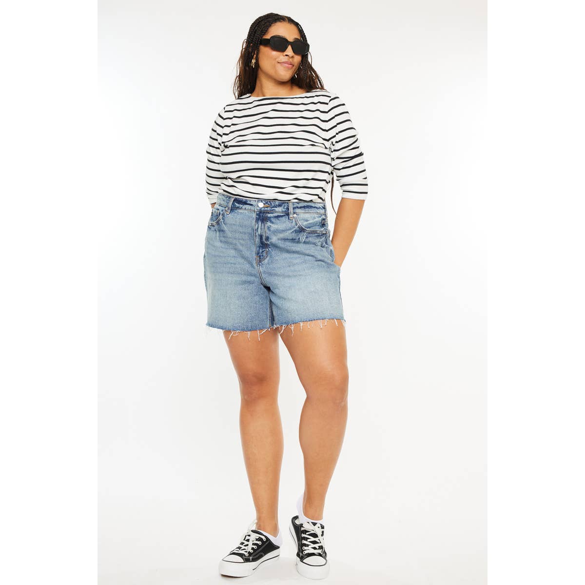 KanCan USA - plus size denim shorts