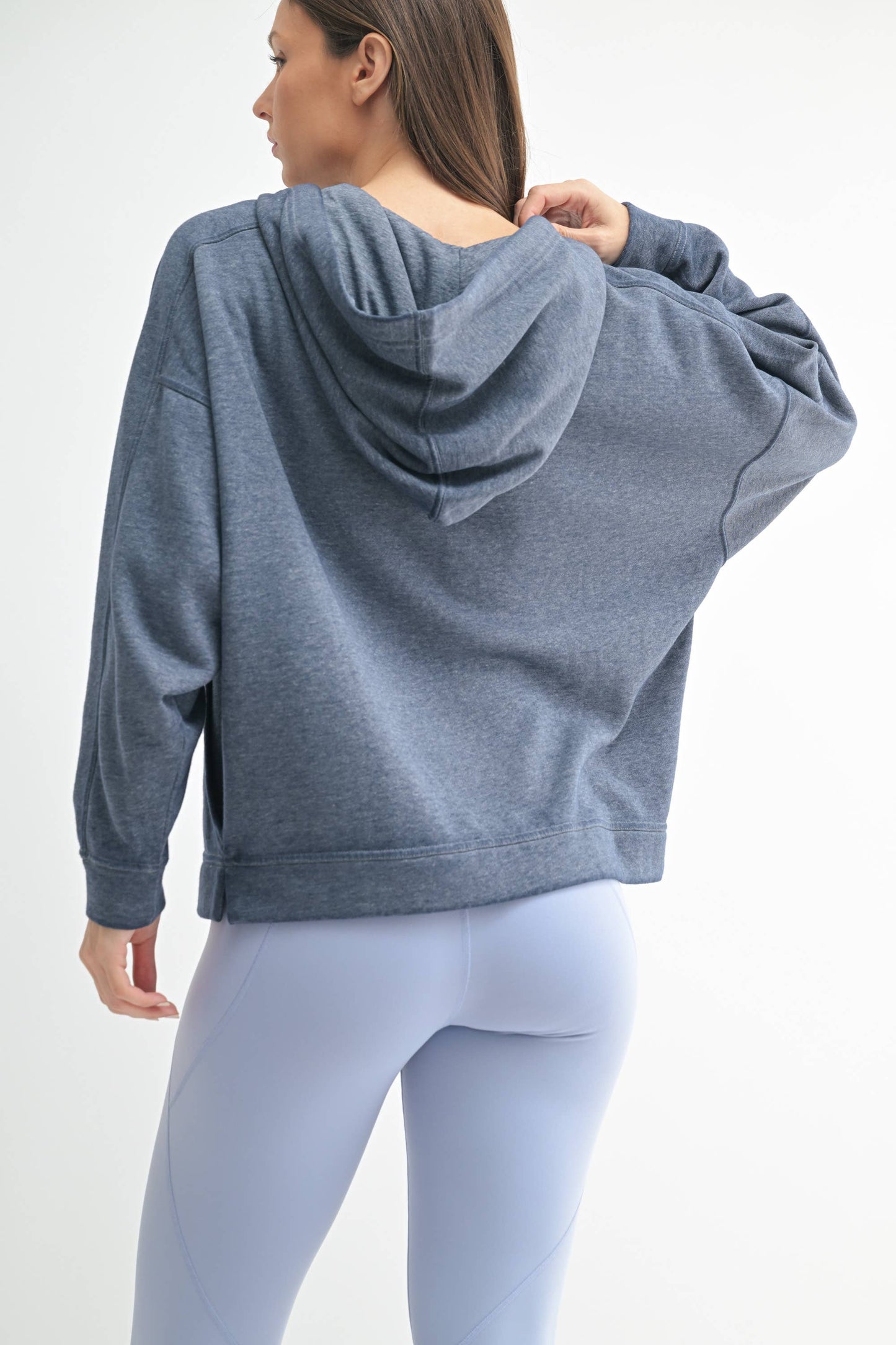 Mono B - Drift Burnout Fleece Snap Hoodie