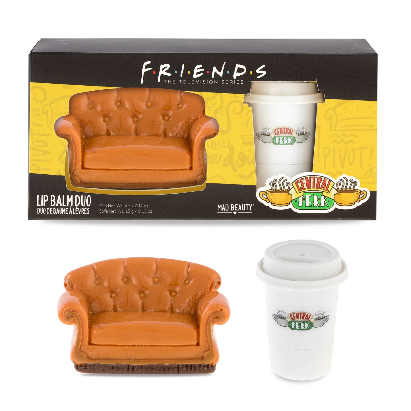 Mad Beauty USA LLC - Mad Beauty Warner Friends Sofa lip balm set