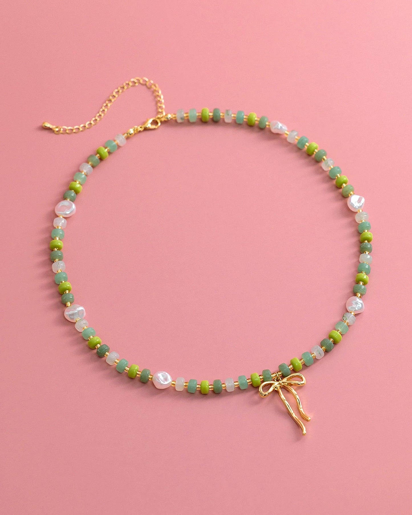 Sessori - Pastel Crush Coquette Bead Pearl Necklace