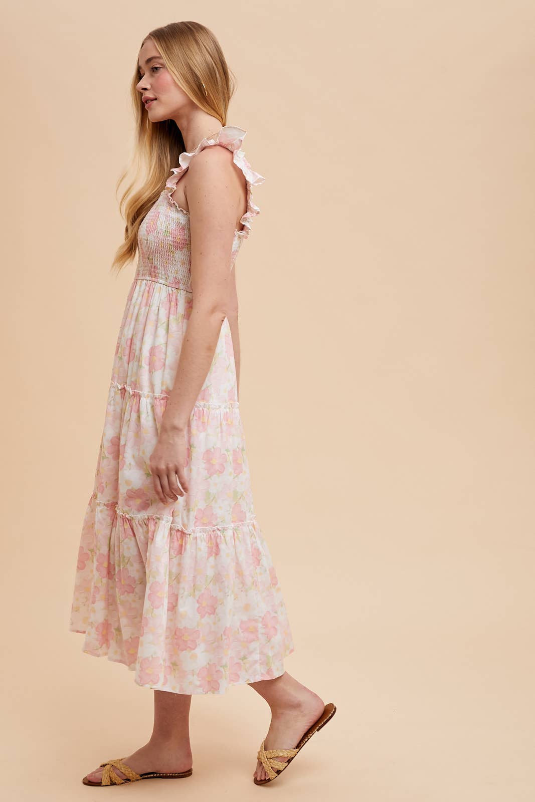 In Loom - SMOCKED COTTON MAXI DRESS