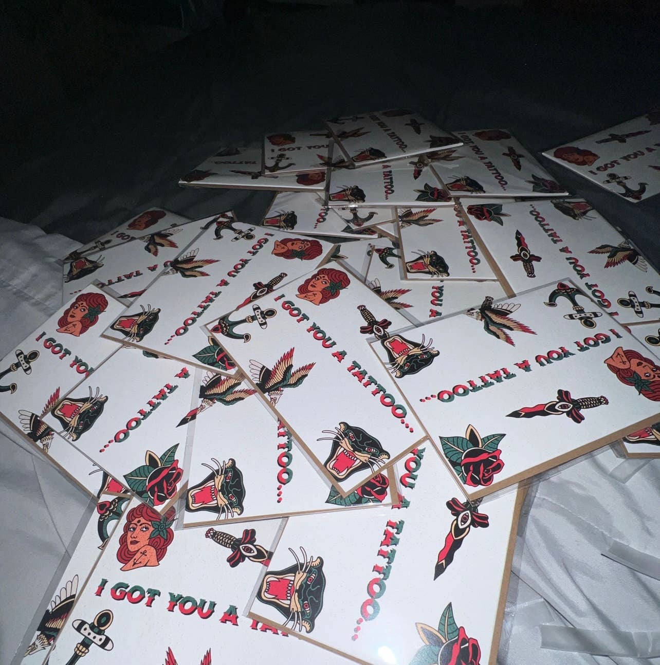 Seventh Eclectic - I got you a Tattoo - Greeting Card