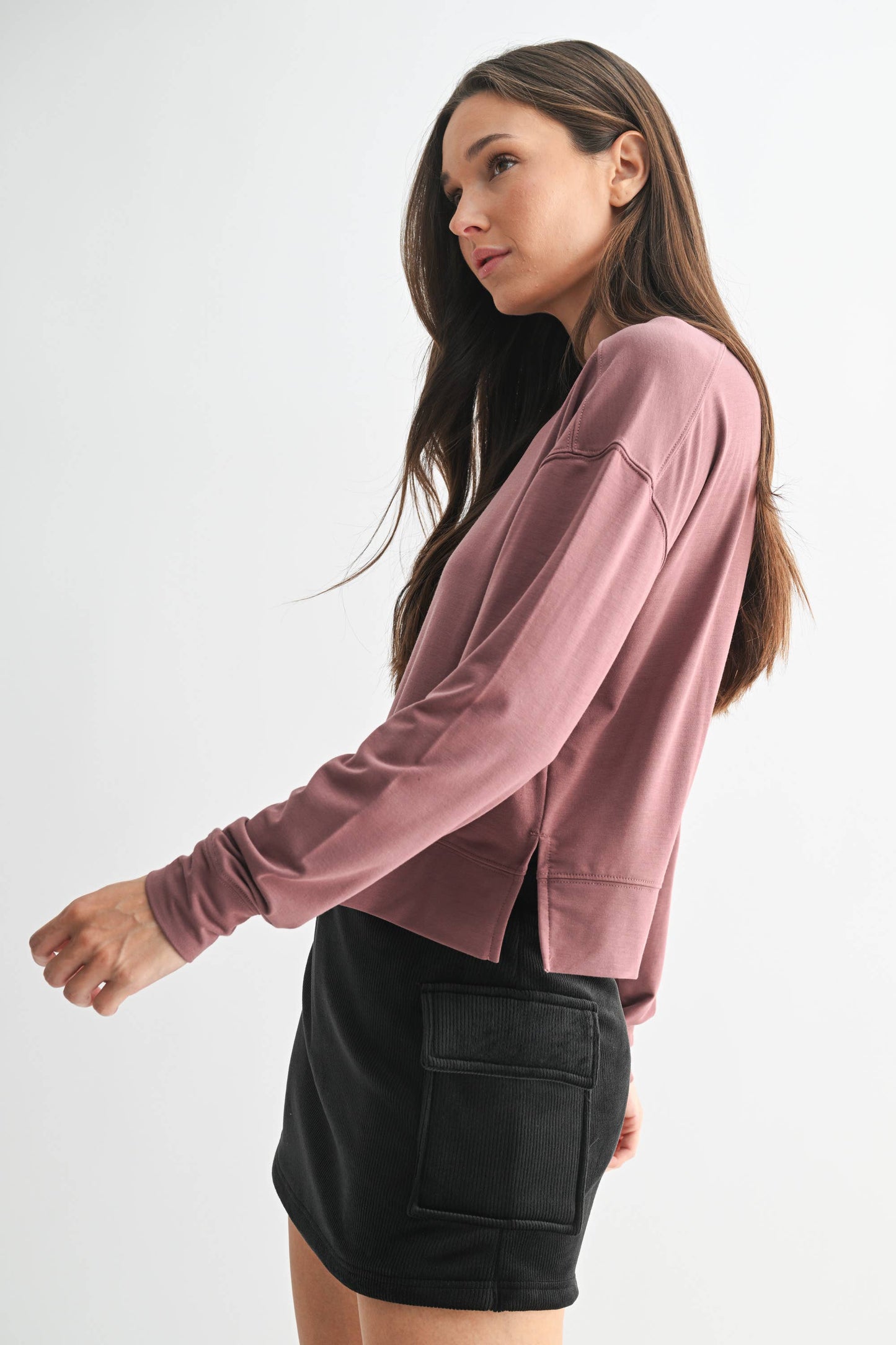 Mono B - Easy Edge Boxy Long Sleeve
