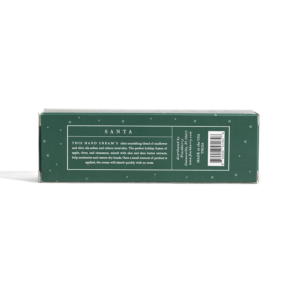 FinchBerry - Santa Hydrating Travel Size Holiday Hand Cream