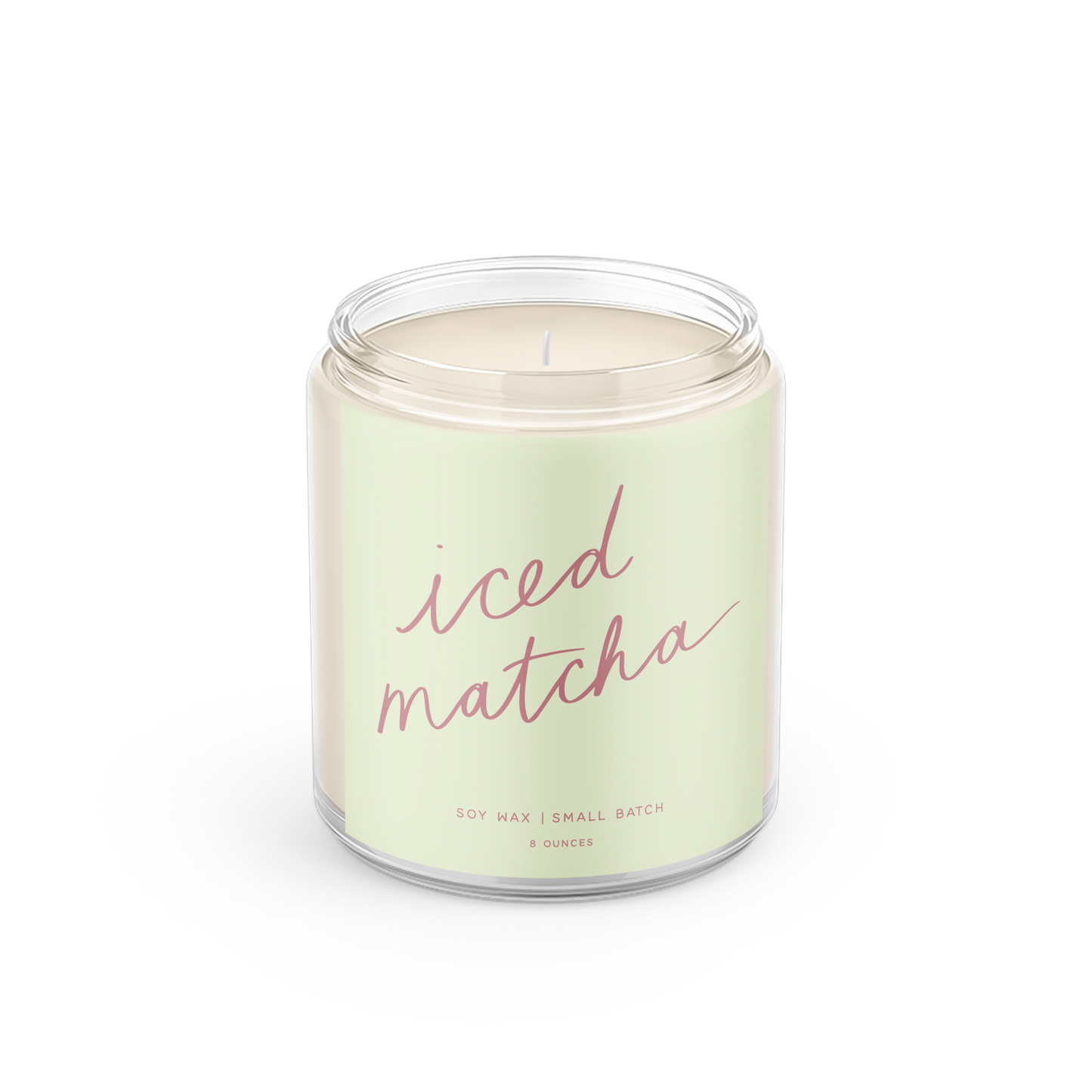 Poured Goods - Iced Matcha - 8 oz Soy Candle