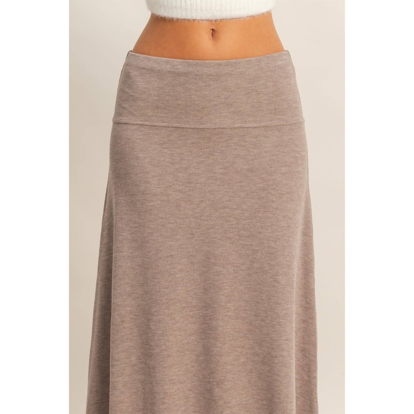 HYFVE - Contemporary Ribbed Knit Skirt