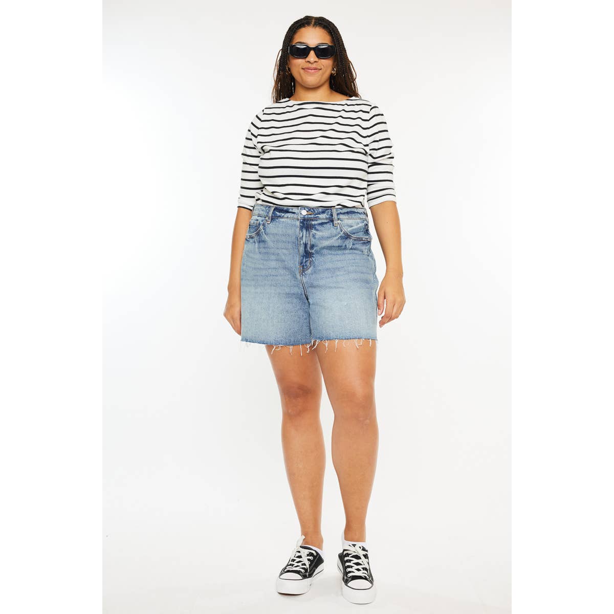 KanCan USA - plus size denim shorts