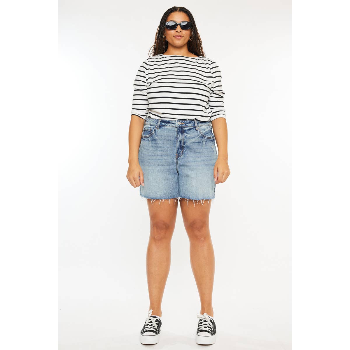 KanCan USA - plus size denim shorts