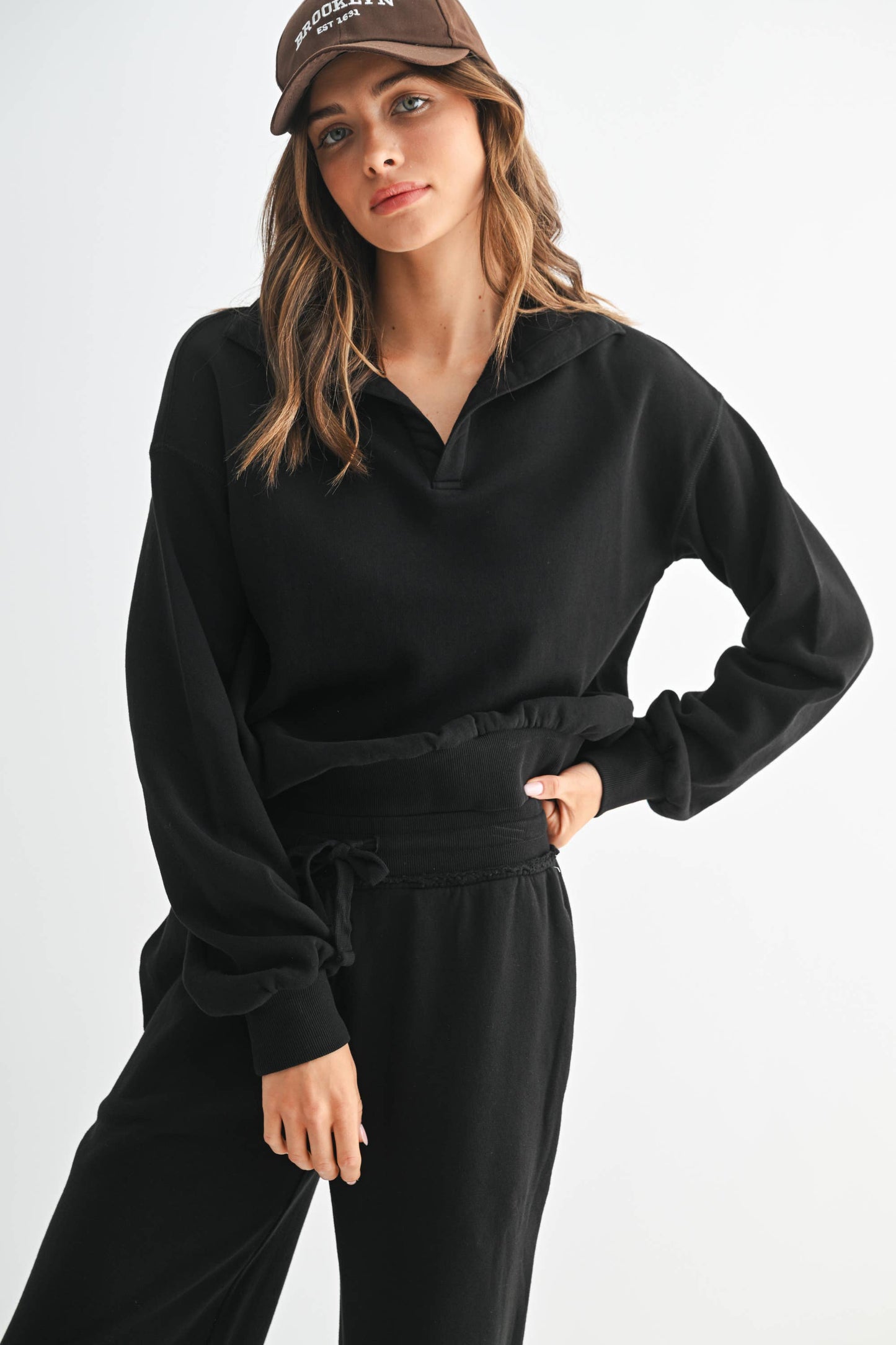 Mono B - Lounge Layer Long Sleeve Collared Shirt