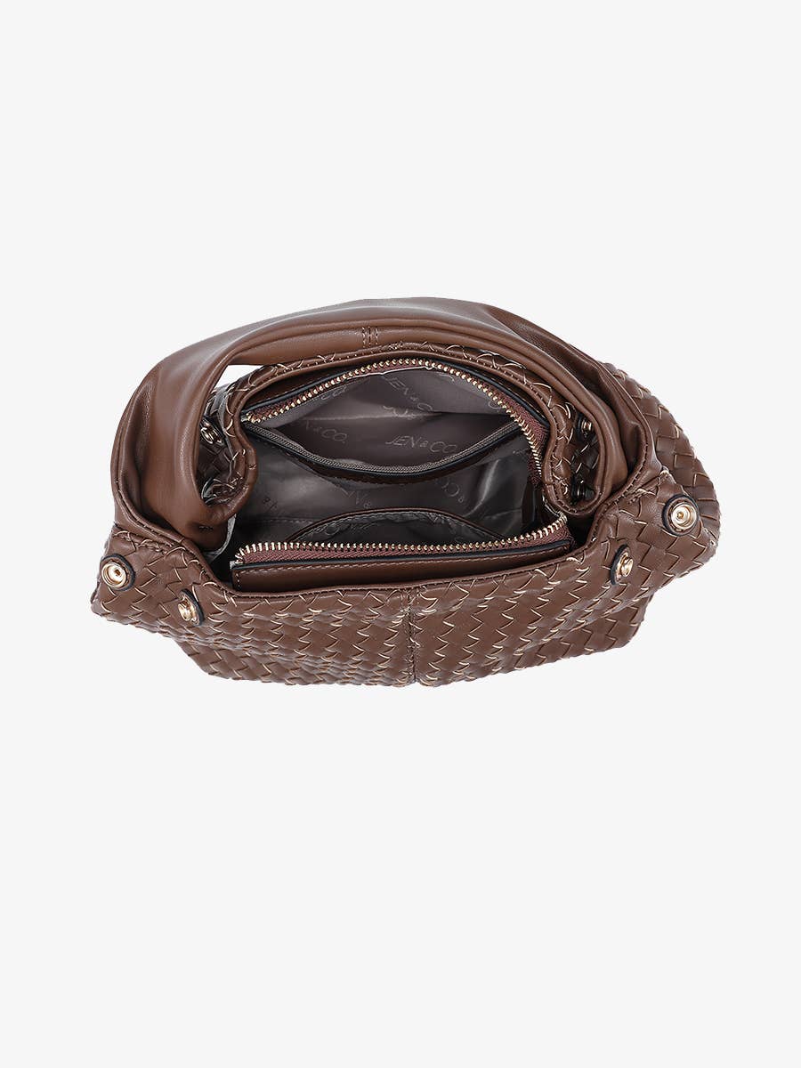Jen & Co. - Charity Woven Crossbody Bag