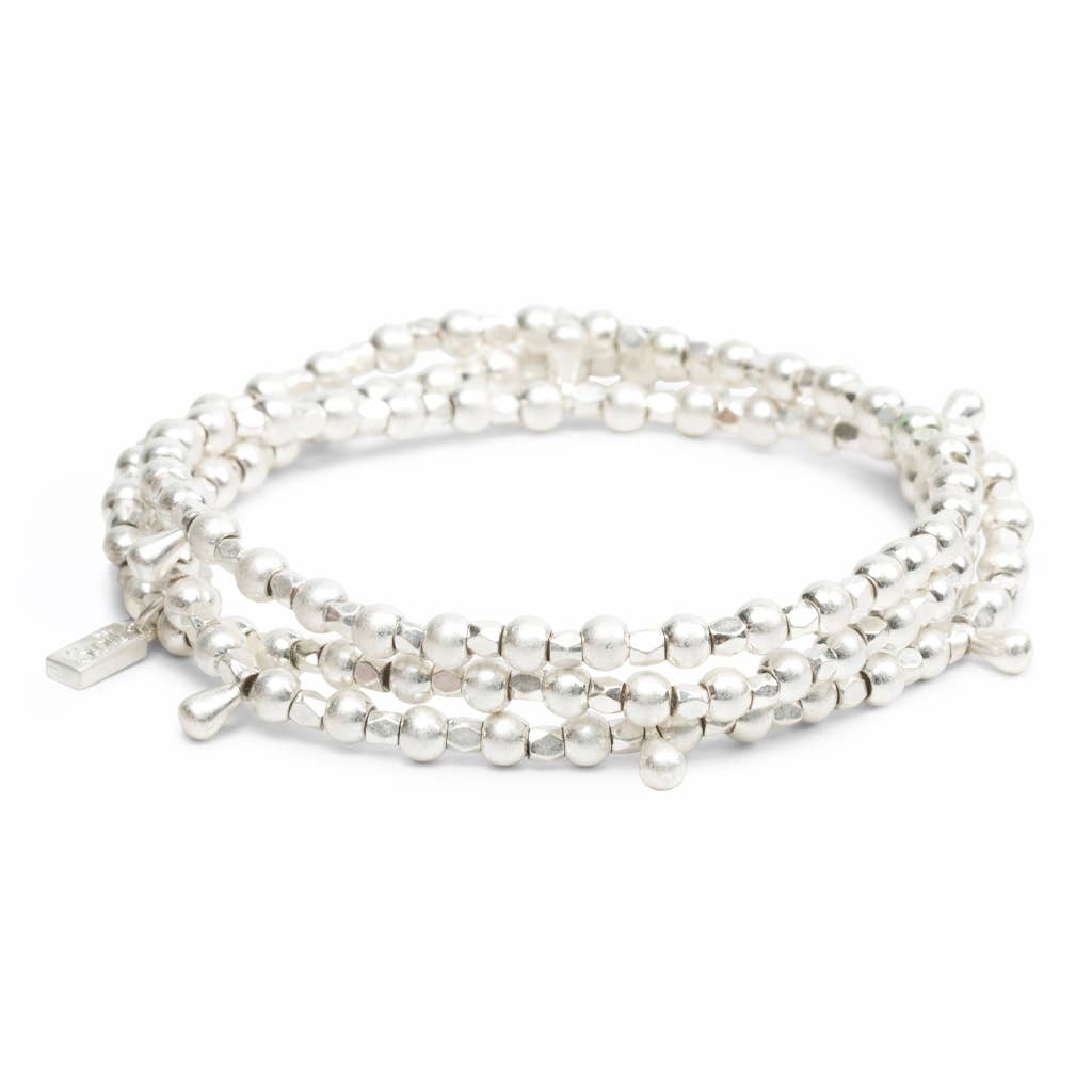 Scout Curated Wears - Metal Wrap - Classic/Teardrop/Silver necklace bracelet