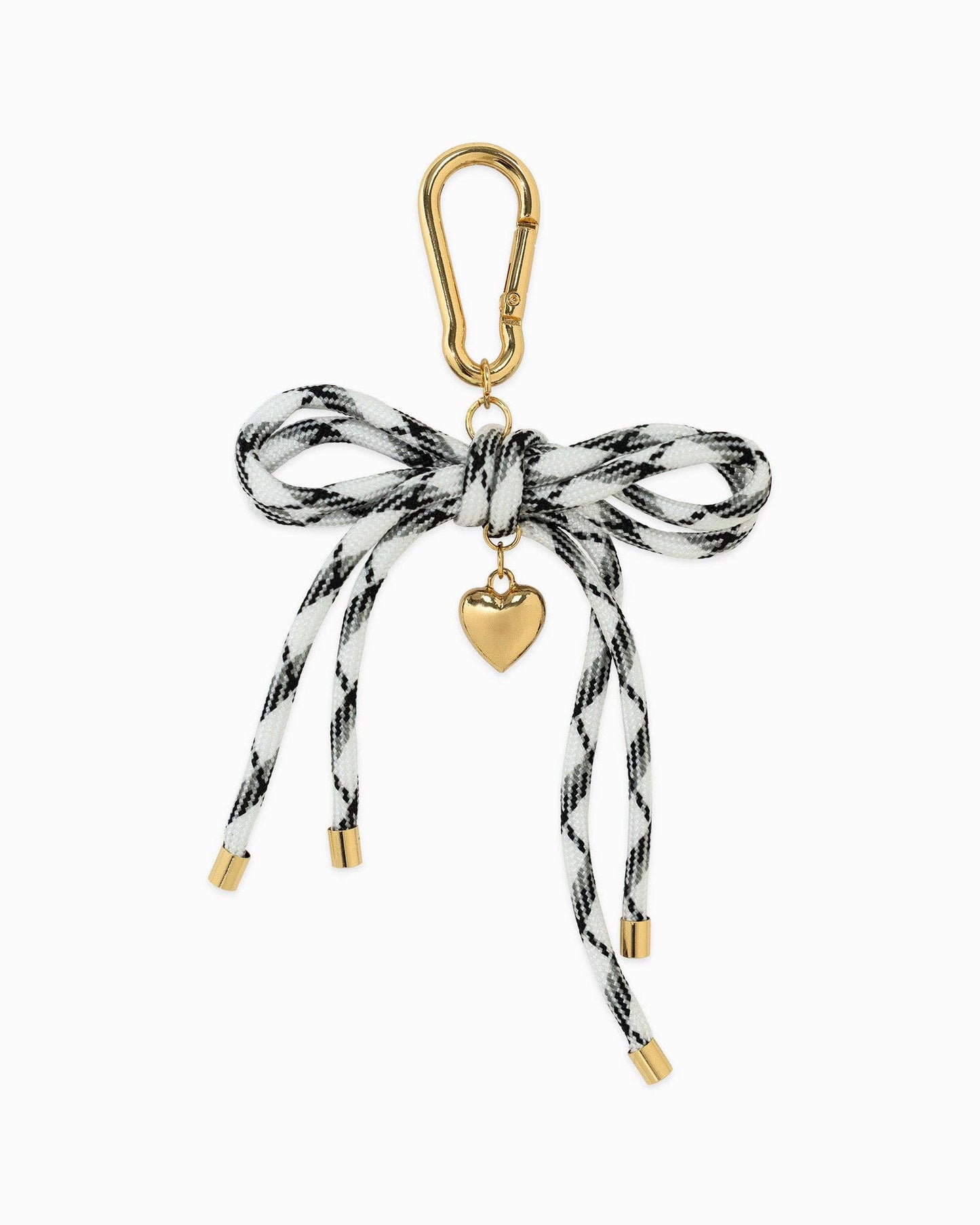 Sessori - Twist Rope Ribbon Puff Heart Bag Charm